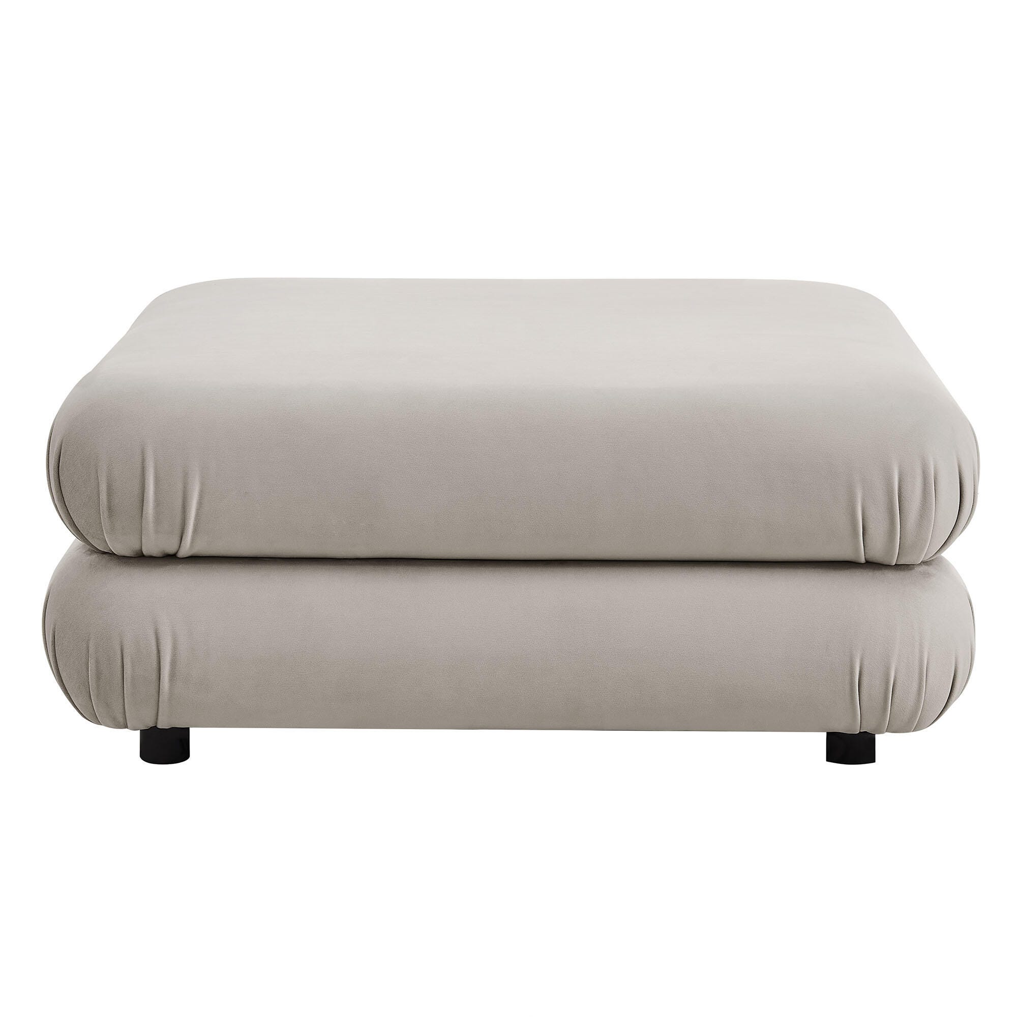 Modway Jubilee Ottoman, Almond, large