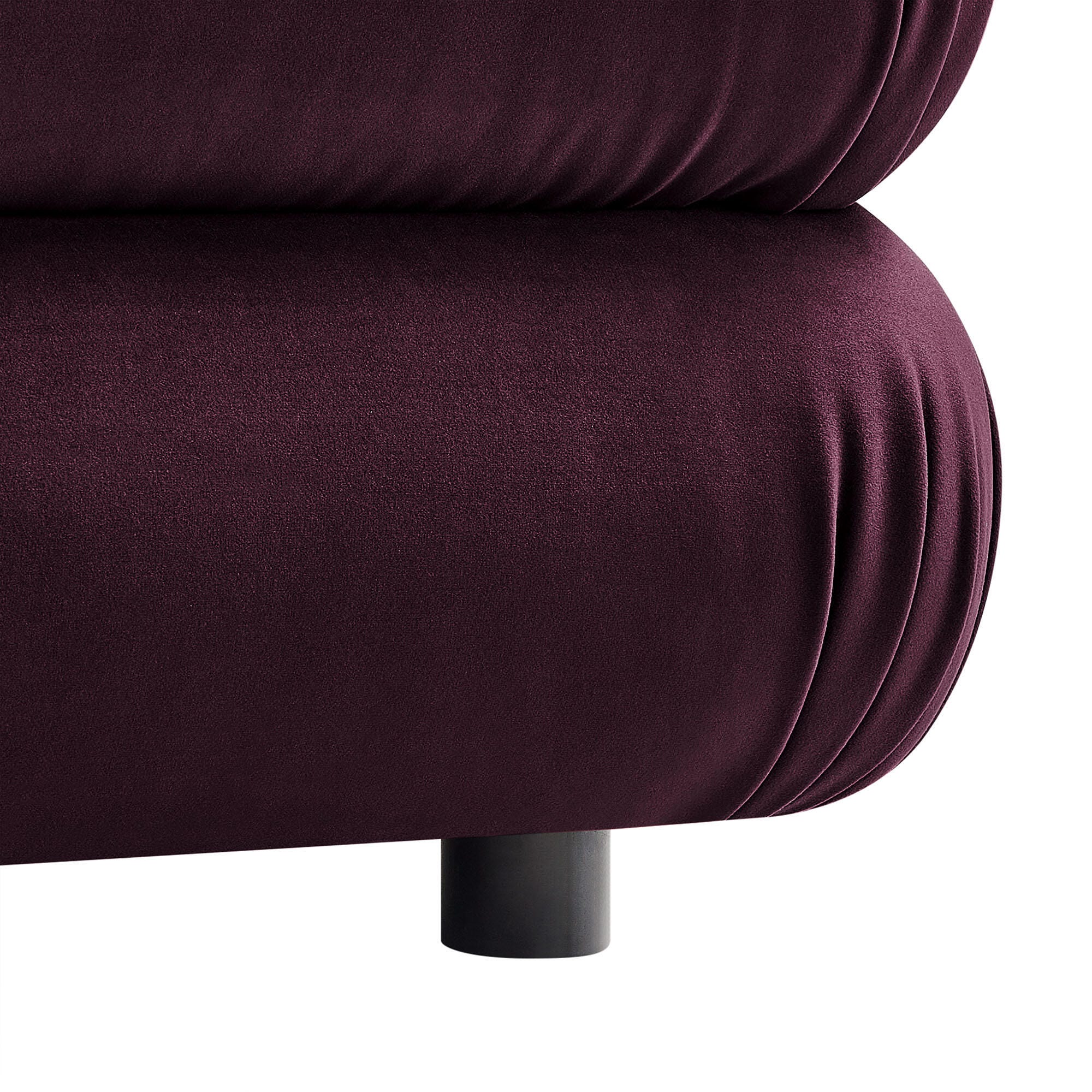 Modway Jubilee Ottoman, Mulberry, large