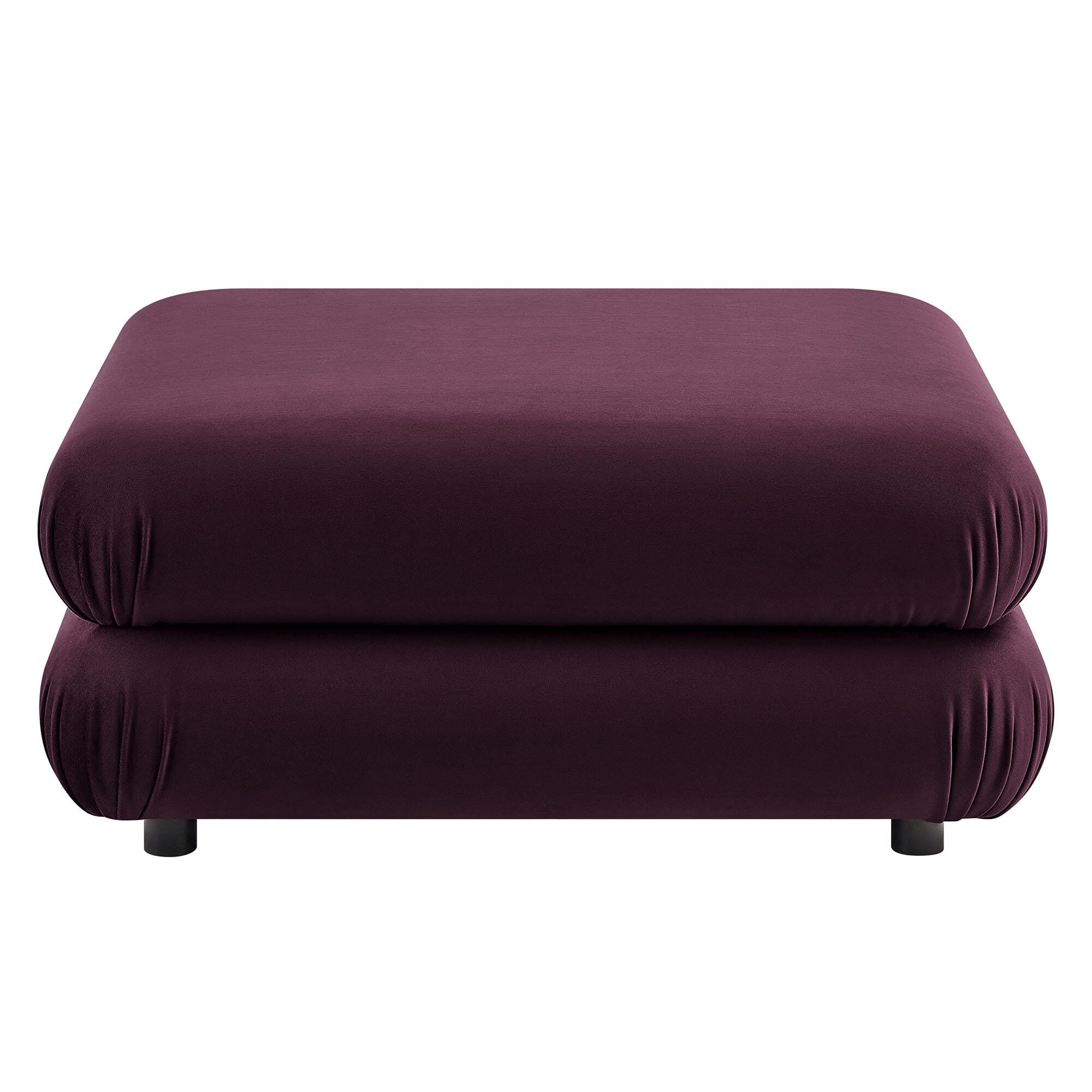 Modway Jubilee Ottoman, Mulberry, large