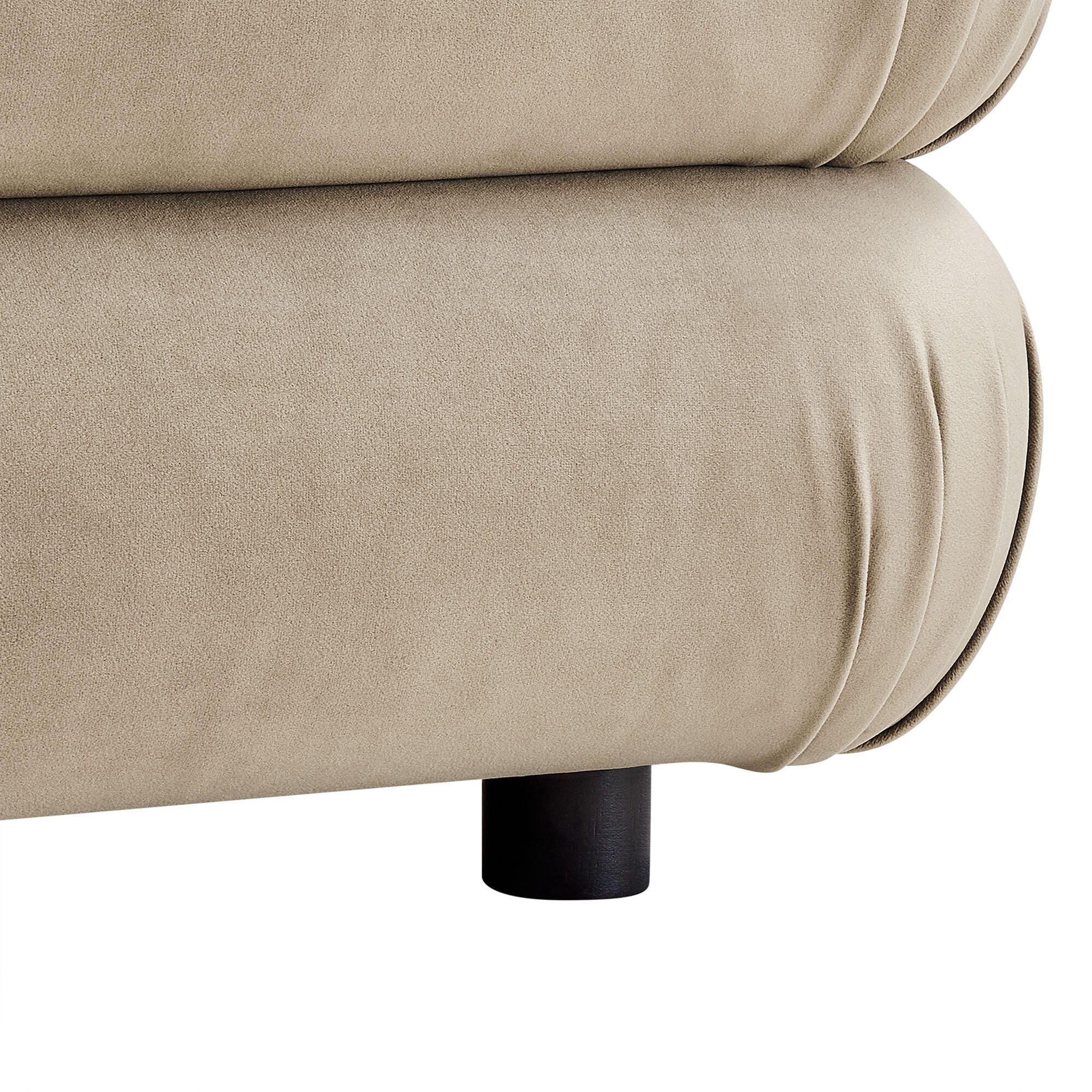 Modway Jubilee Ottoman, Taupe, large
