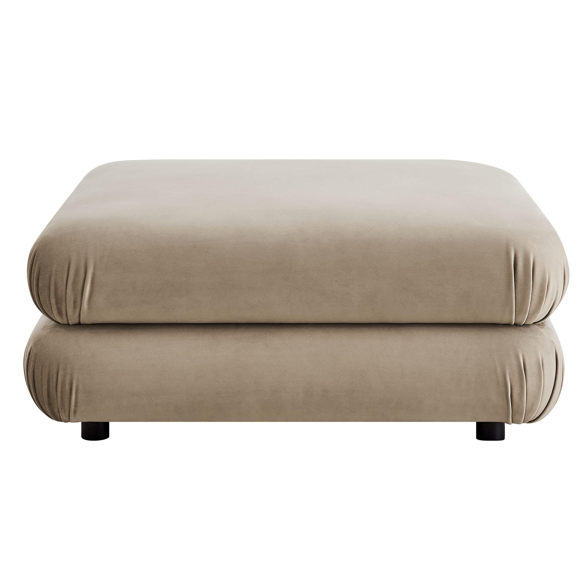 Modway Jubilee Ottoman, Taupe, large