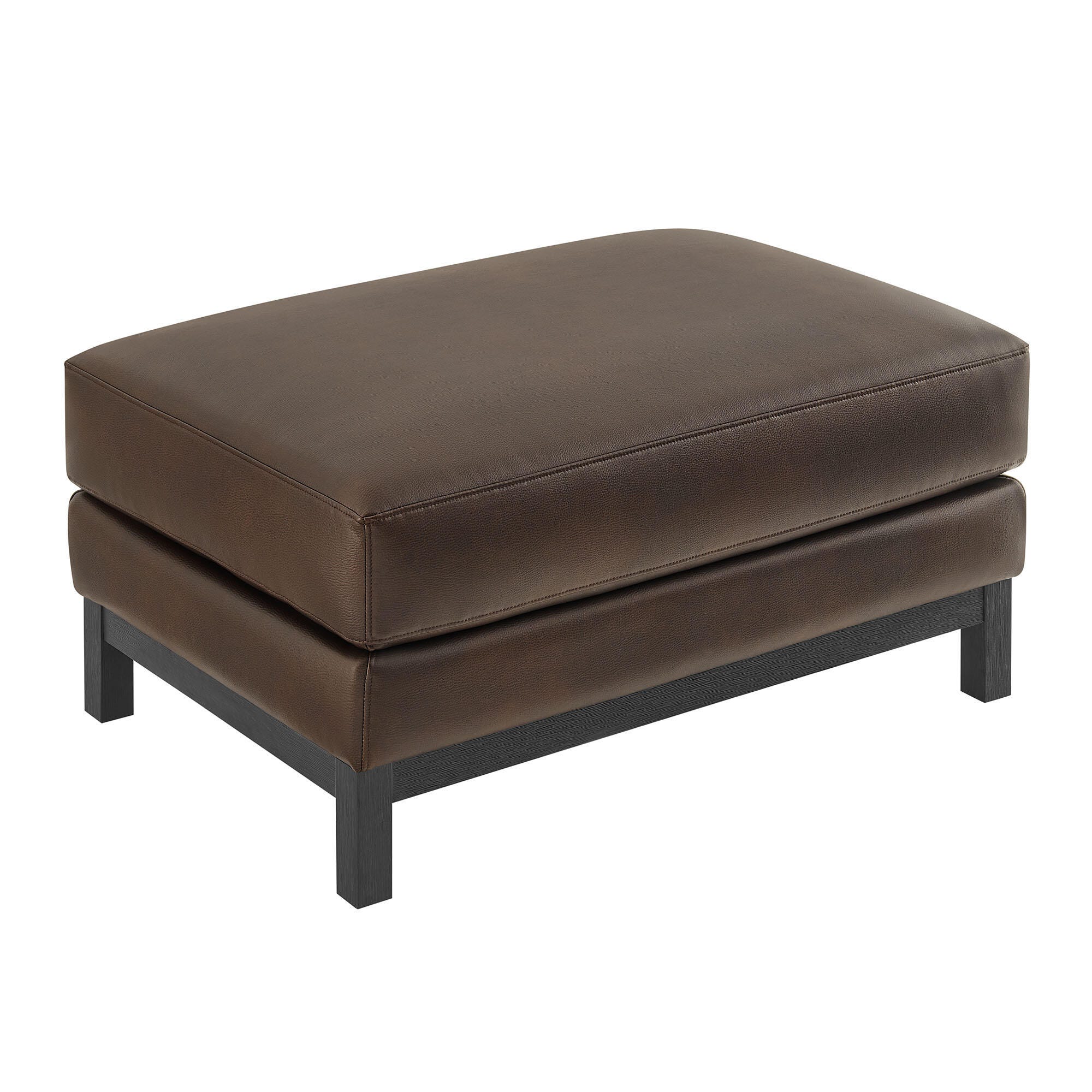 Modway Roscoe Solid Ottoman, Espresso, large