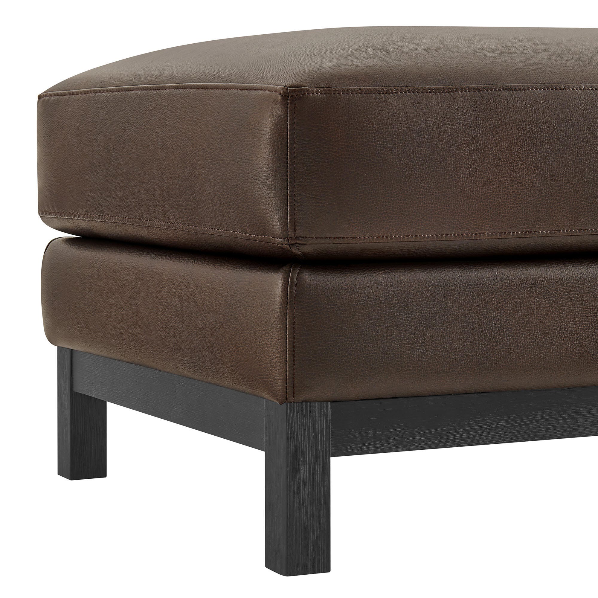 Modway Roscoe Solid Ottoman, Espresso, large
