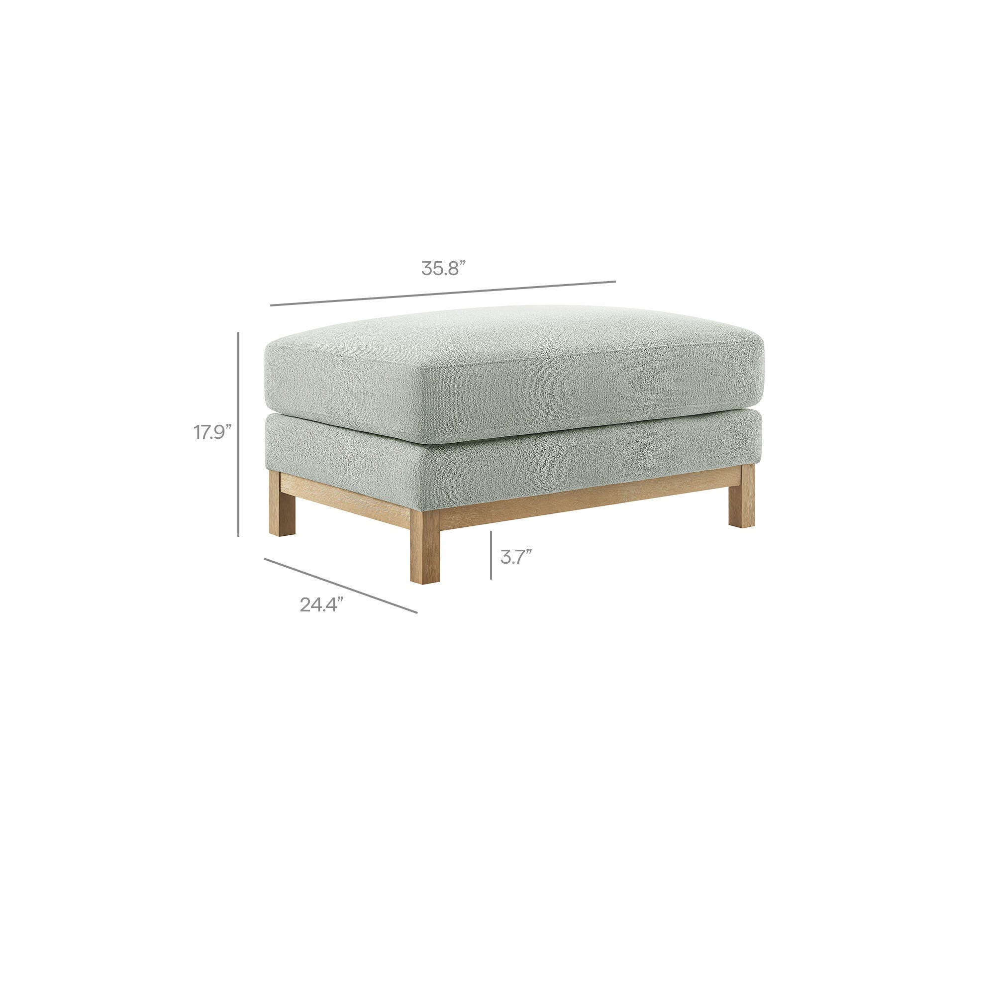 Modway Roscoe Ottoman, , large