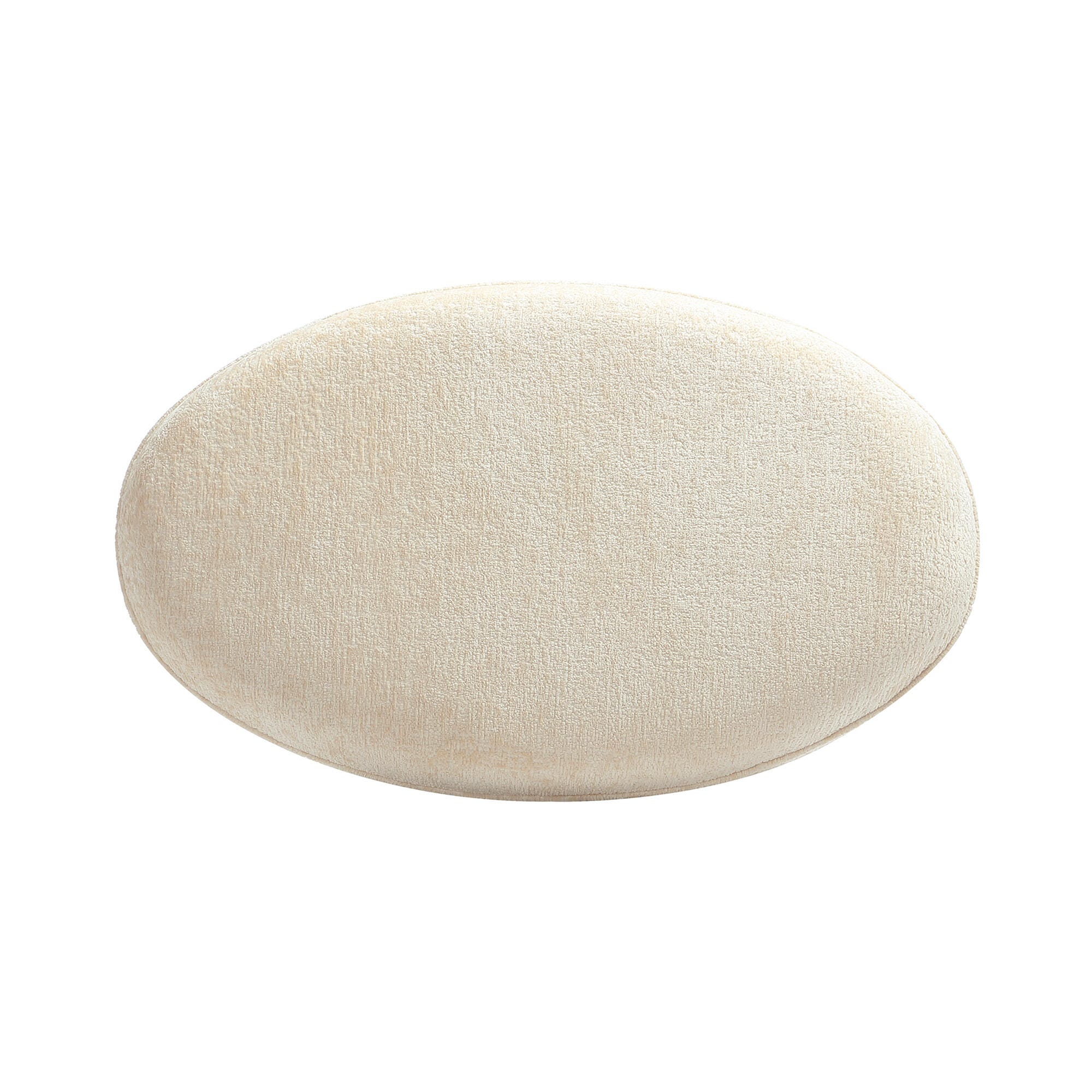 Manhattan Comfort Tribeca Ottoman, Cream, large