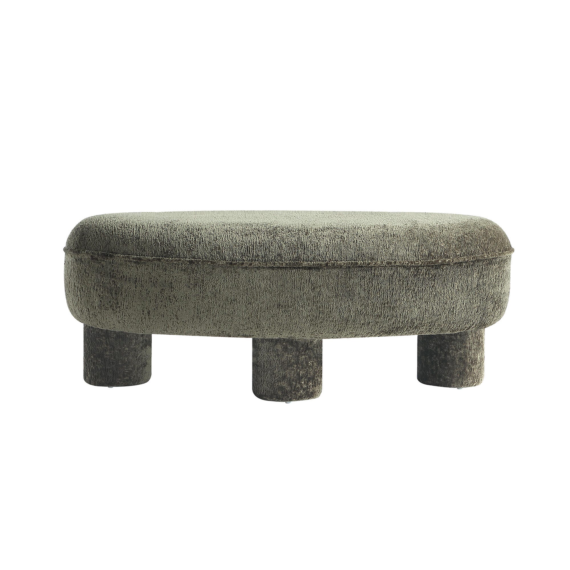 Manhattan Comfort Tribeca Ottoman, Olive Green, large