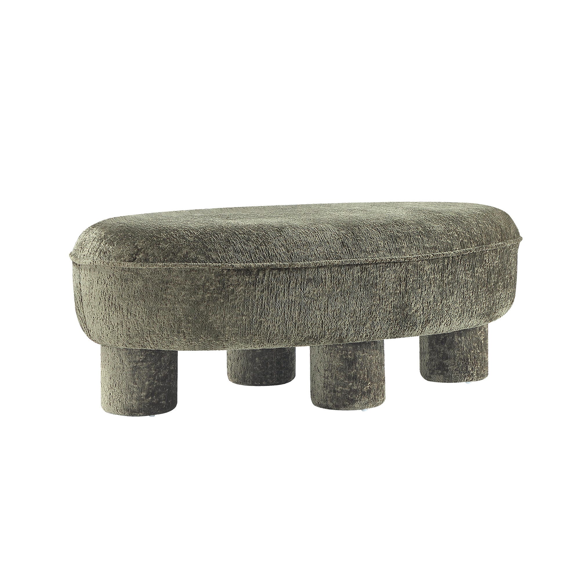 Manhattan Comfort Tribeca Ottoman, Olive Green, large