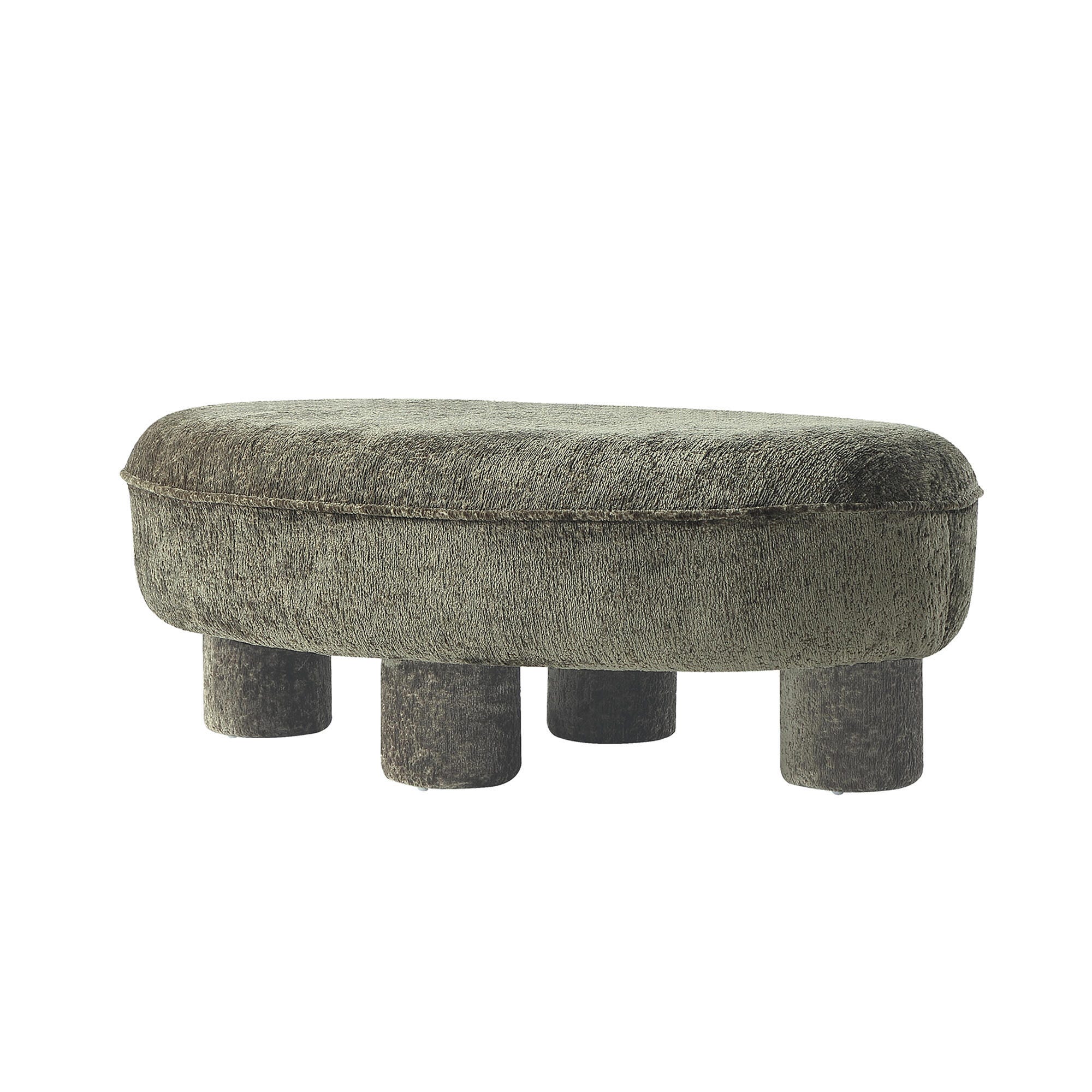 Manhattan Comfort Tribeca Ottoman, Olive Green, large