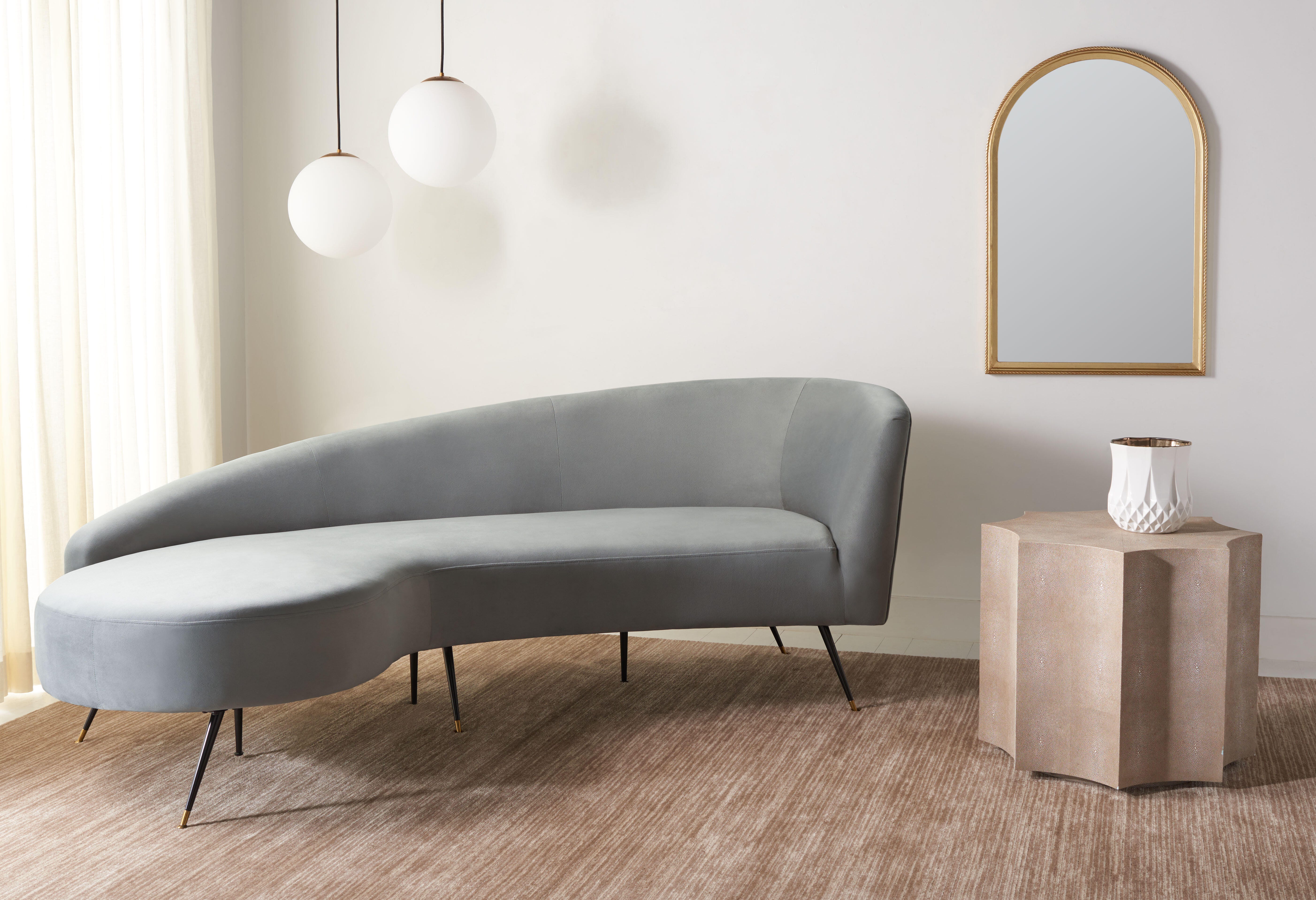 Safavieh Evangeline Sofa, Gray, large