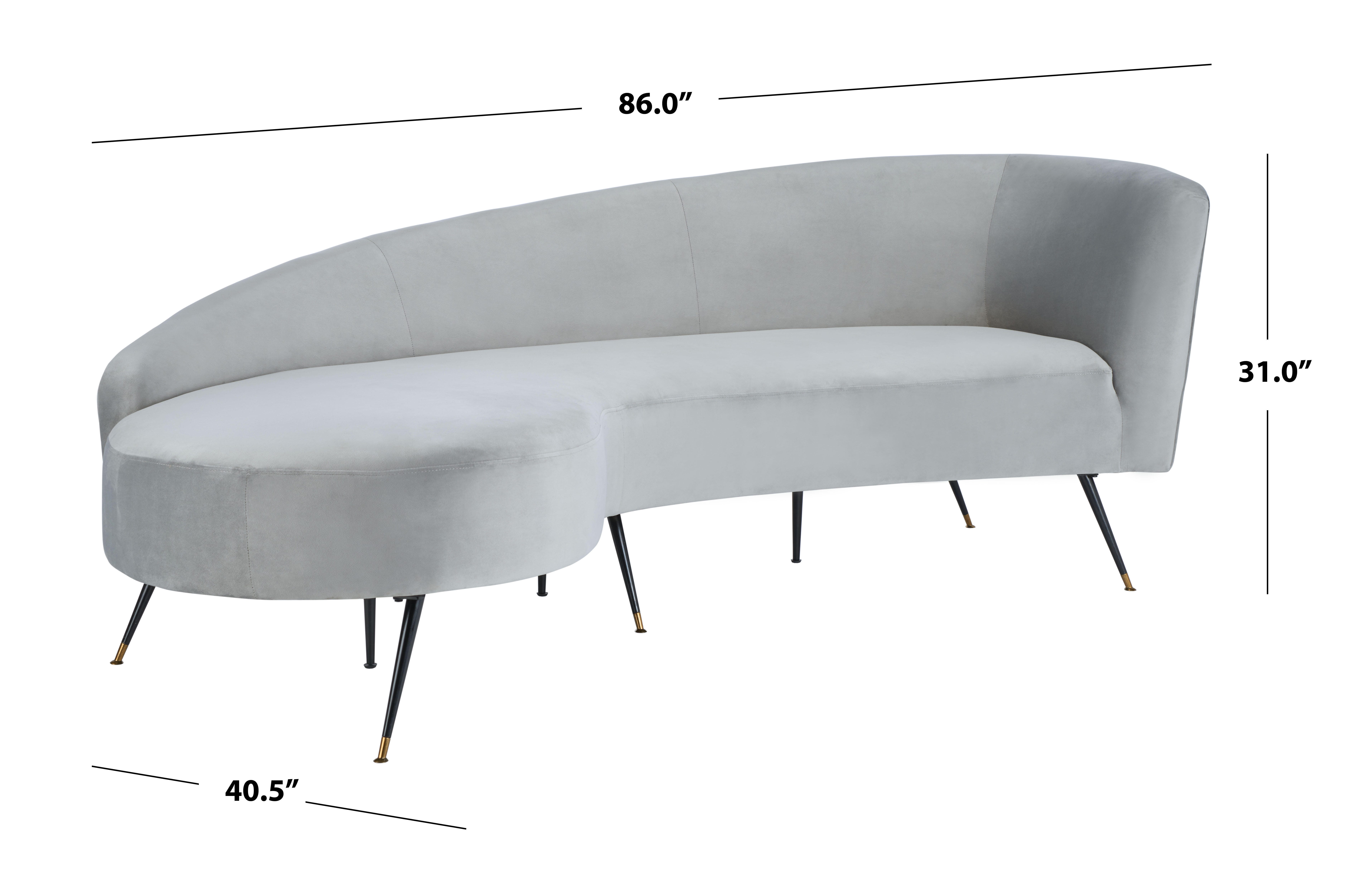Safavieh Evangeline Sofa, Gray, large
