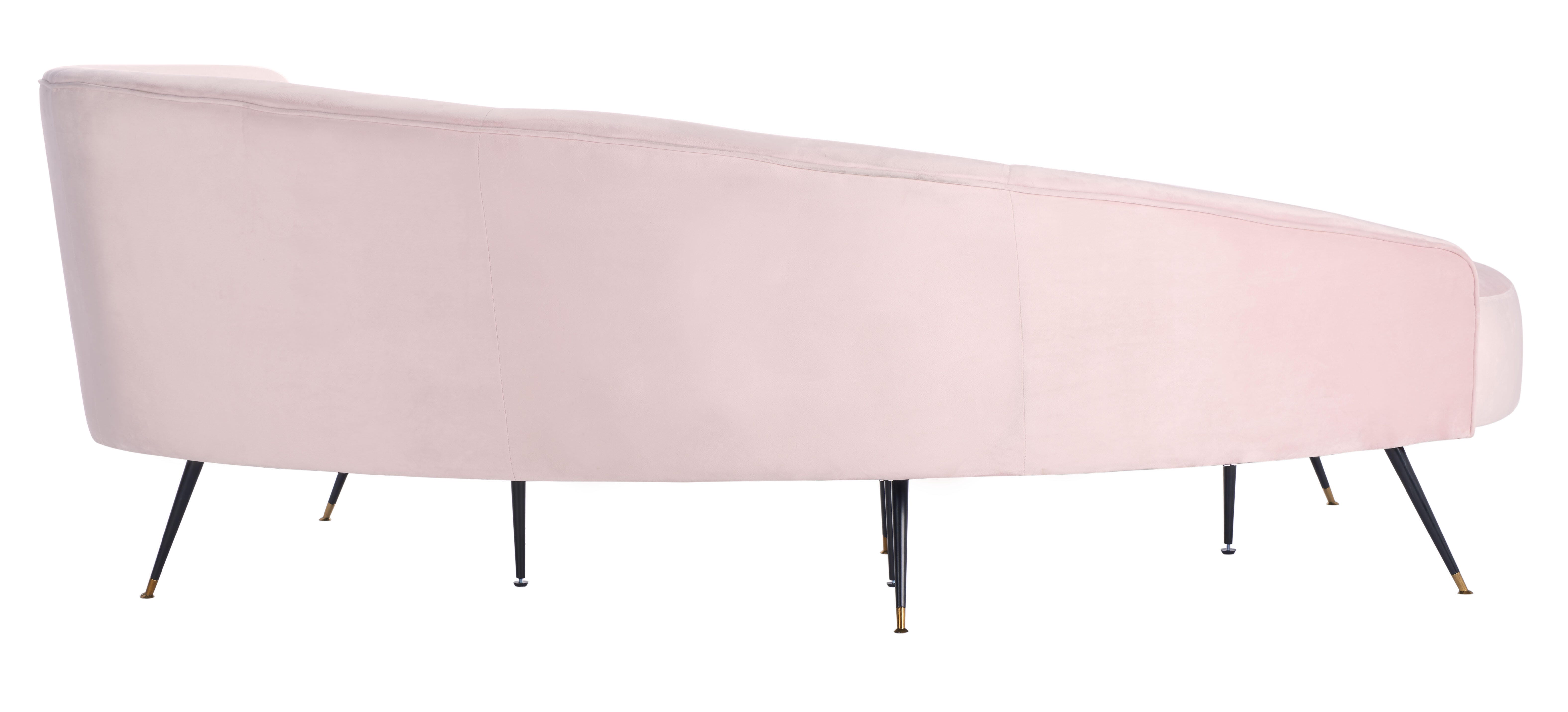 Safavieh Evangeline Sofa, Pale Pink, large