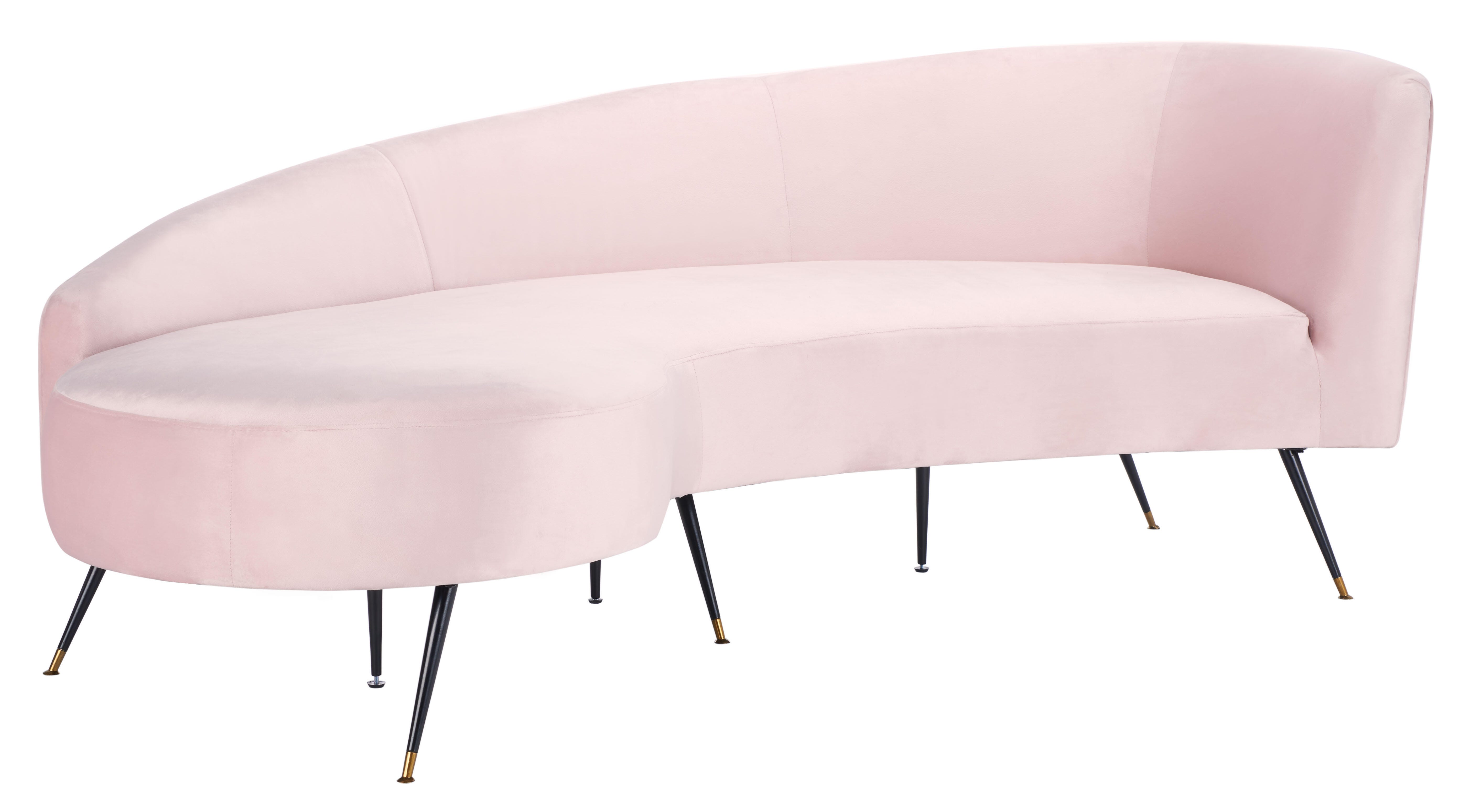 Safavieh Evangeline Sofa, Pale Pink, large