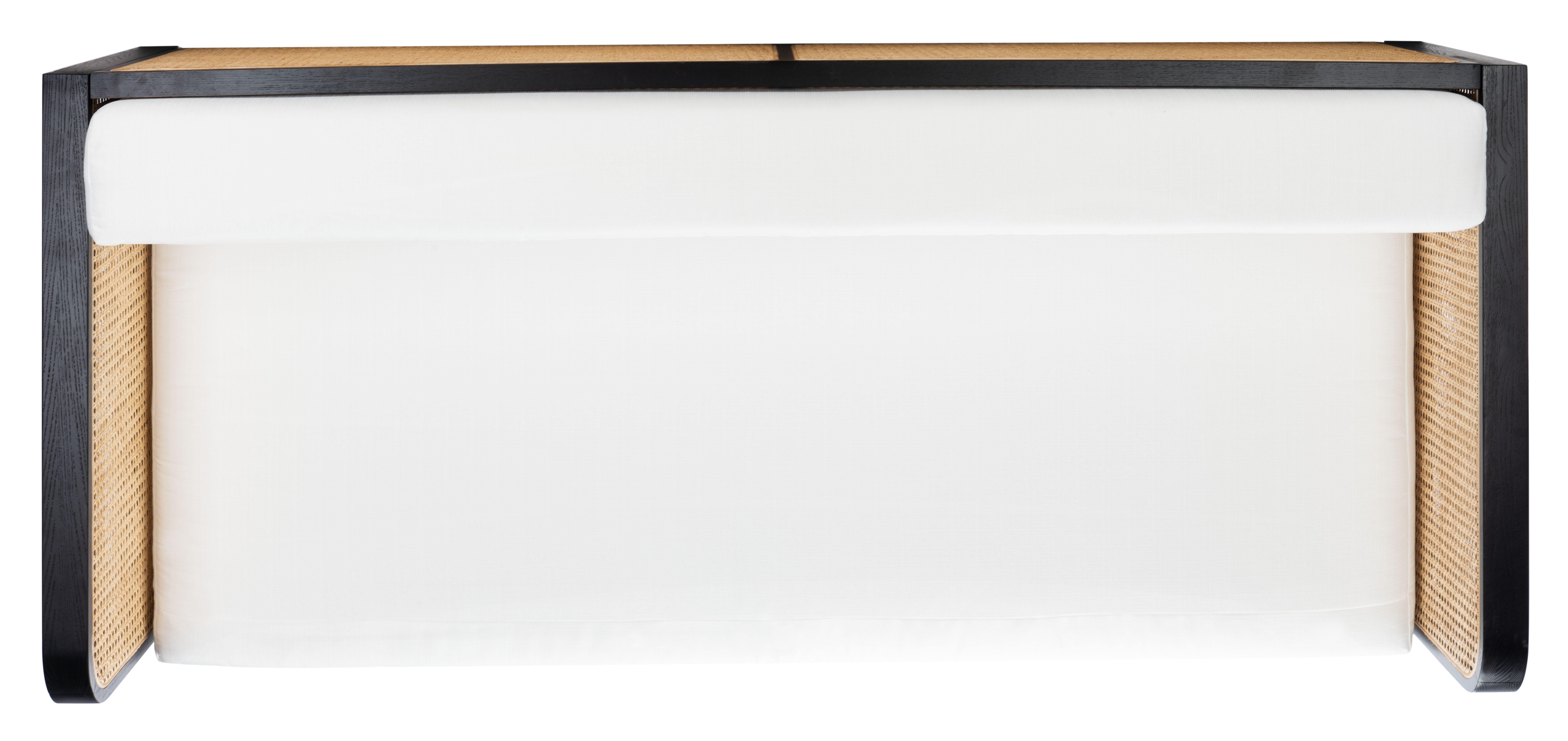 Safavieh Helena Sofa, Black/Natural, large