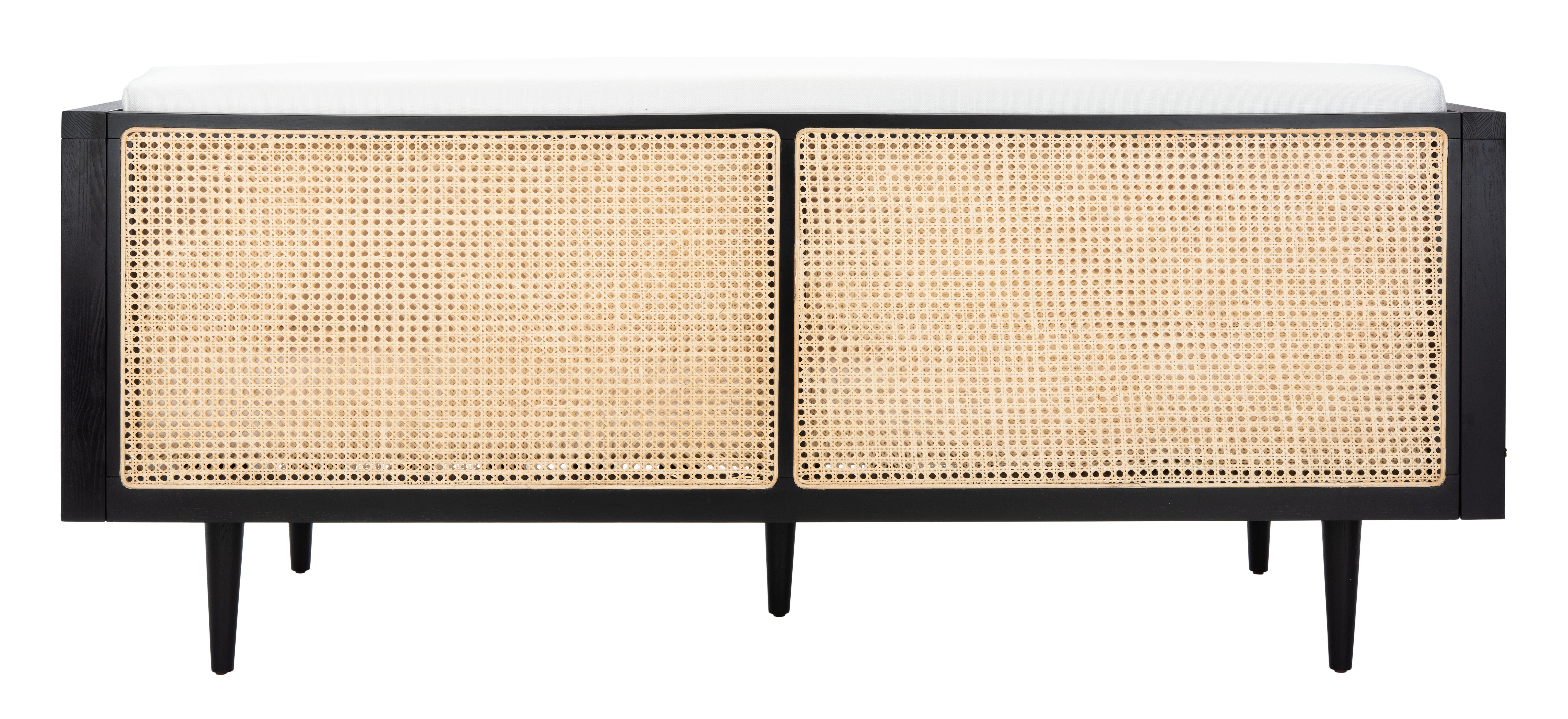 Safavieh Helena Sofa, Black/Natural, large