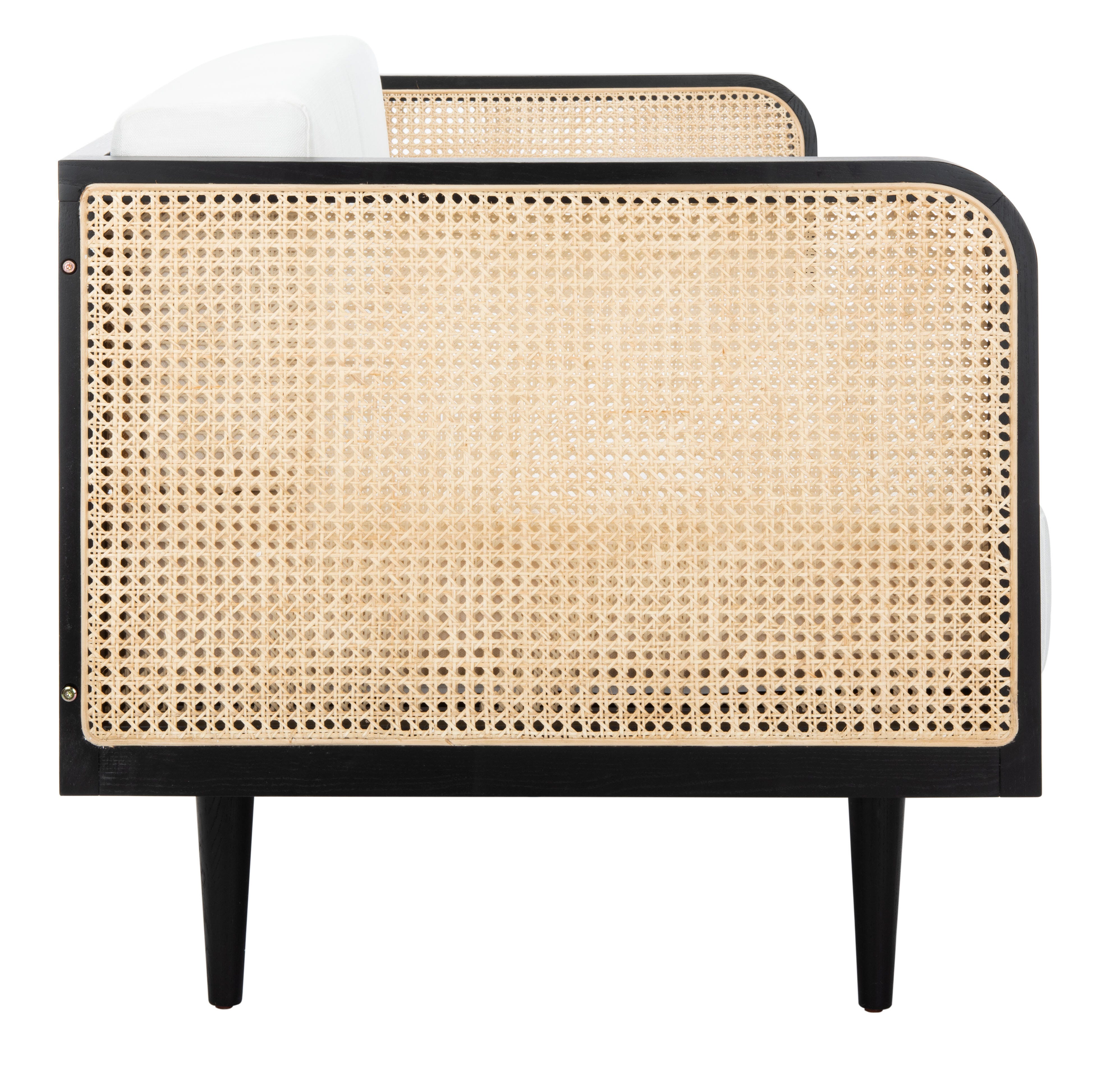 Safavieh Helena Sofa, Black/Natural, large