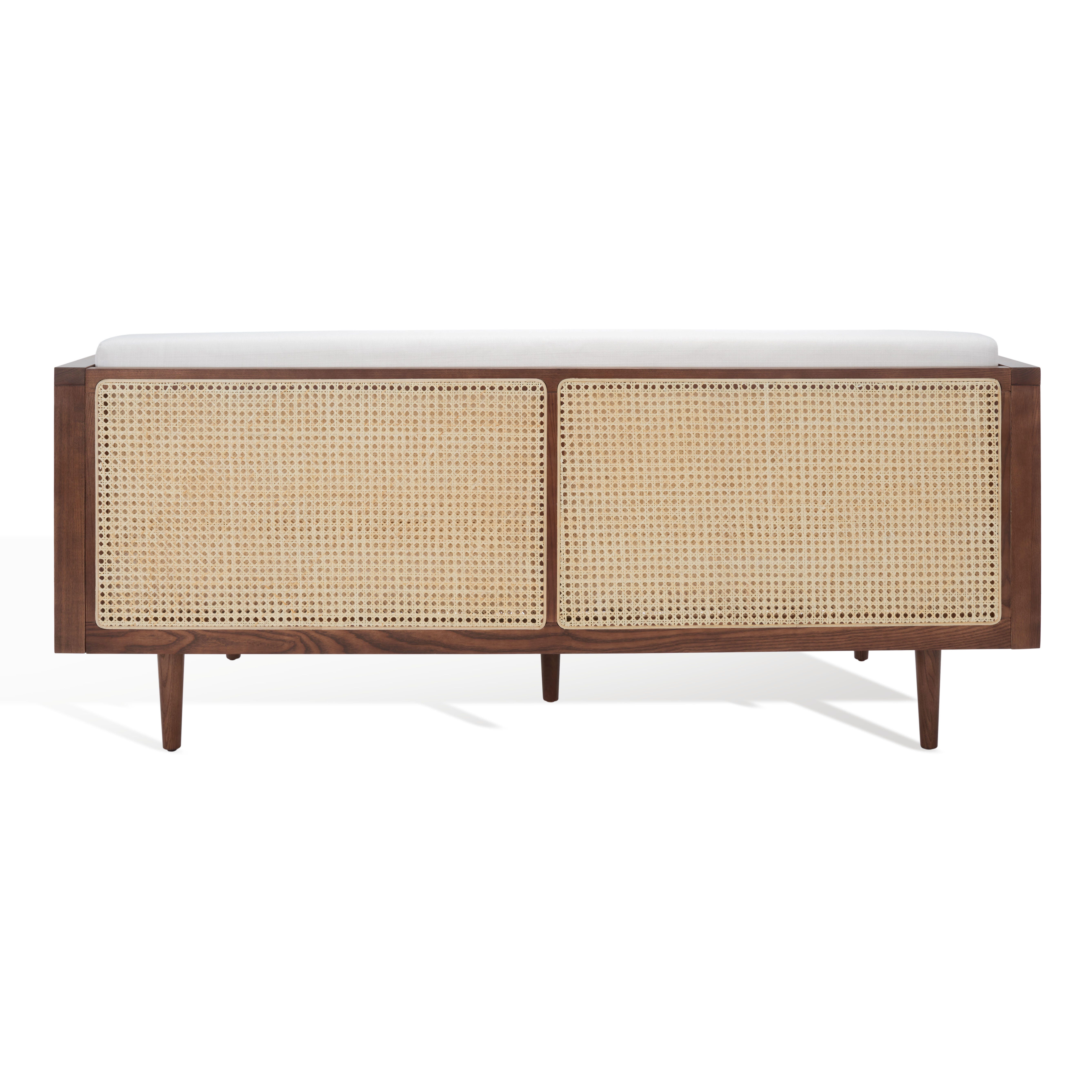 Safavieh Helena Sofa, Walnut/Natural, large