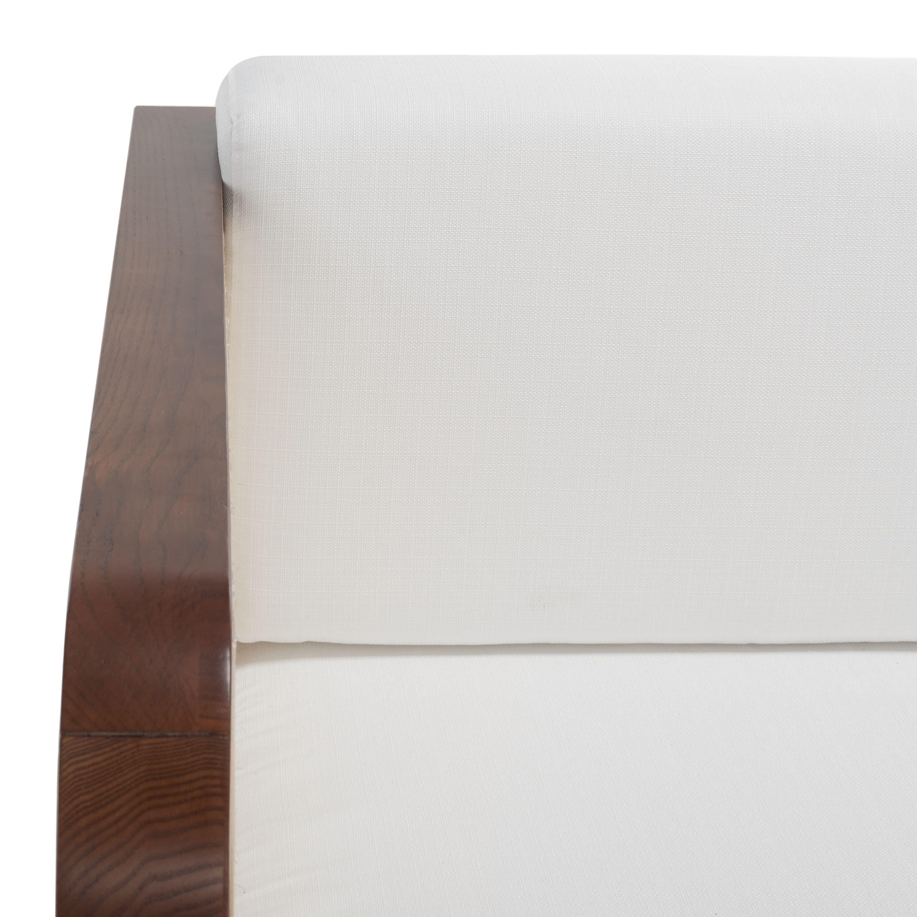 Safavieh Helena Sofa, Walnut/Natural, large