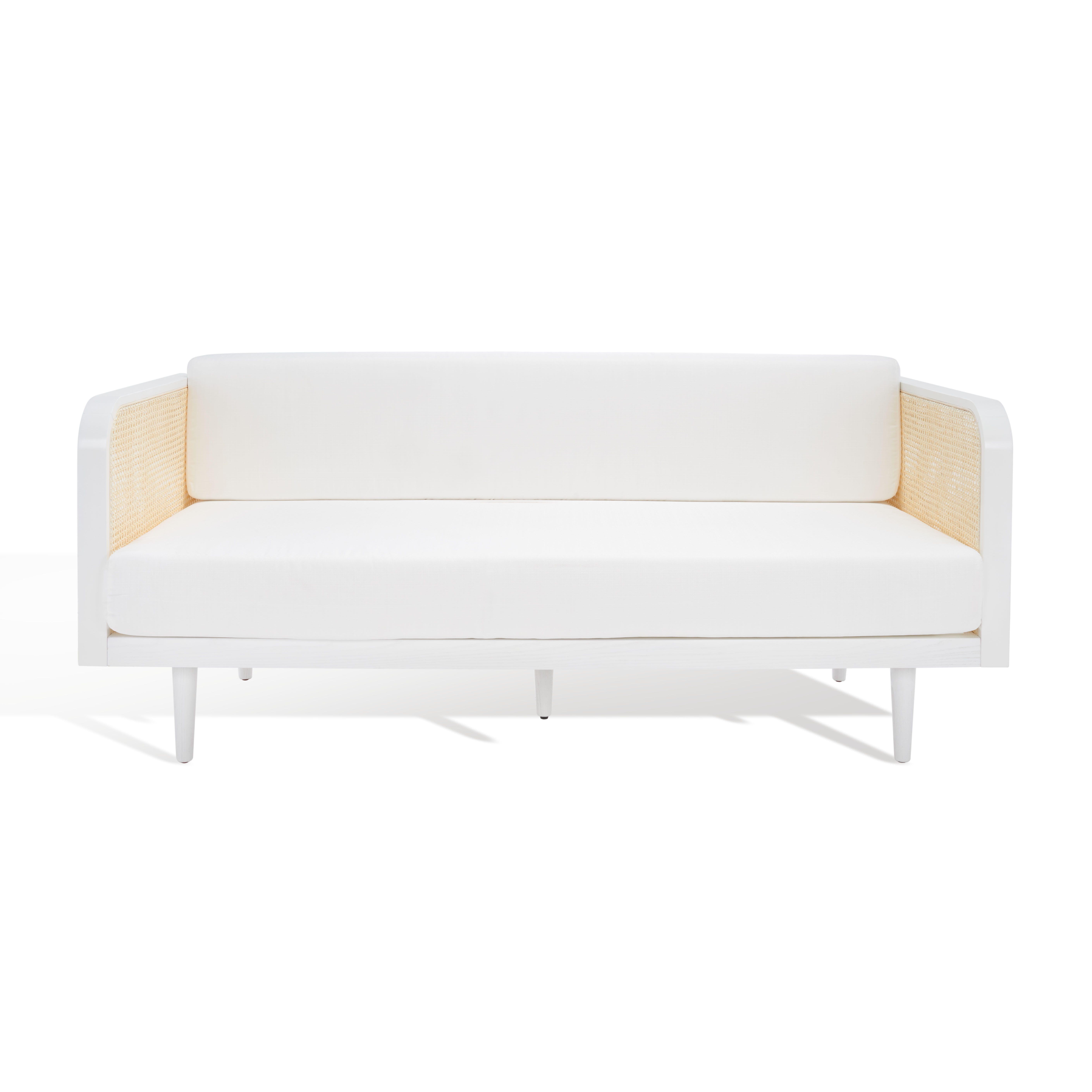 Safavieh Helena Sofa, White/Natural, large