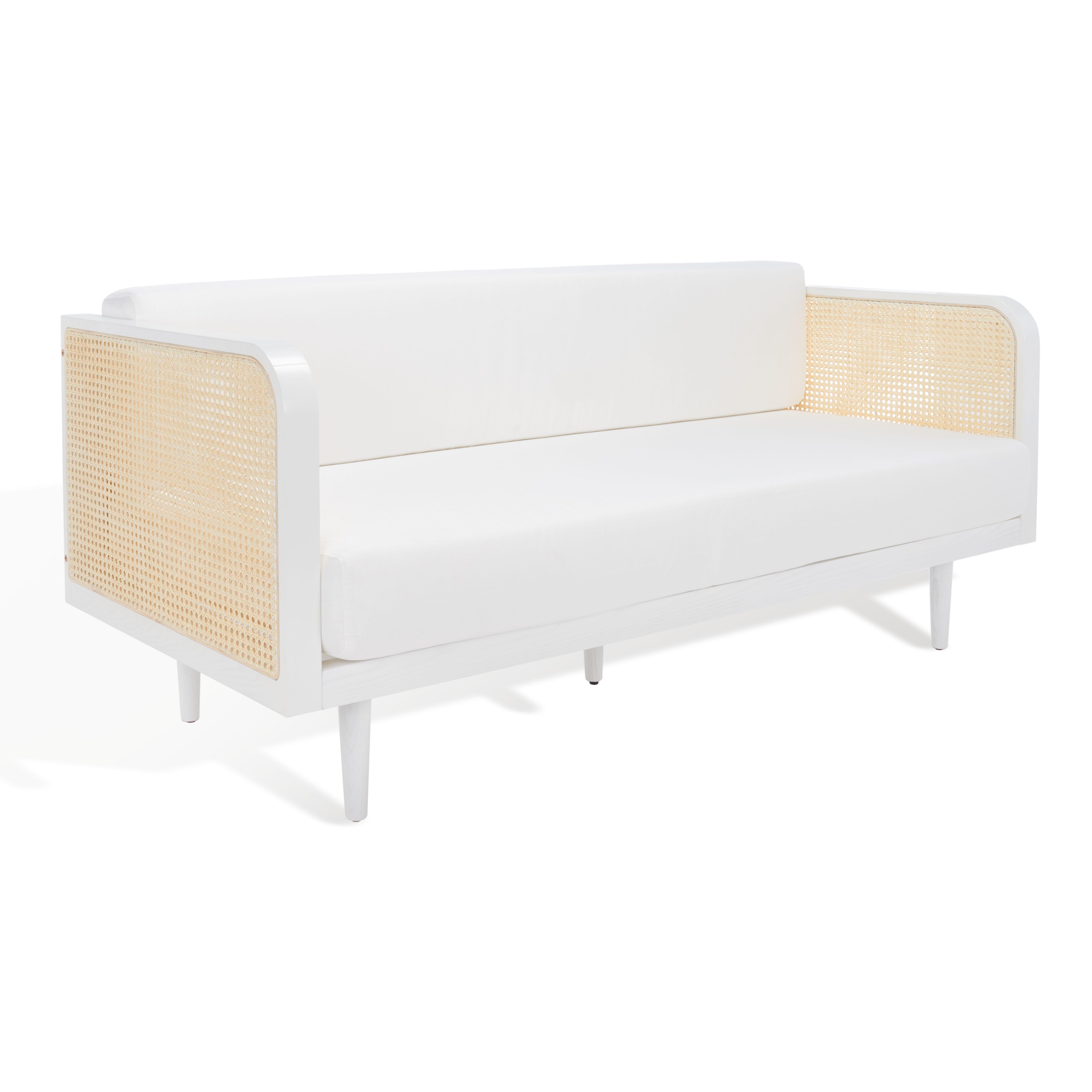 Safavieh Helena Sofa, White/Natural, large
