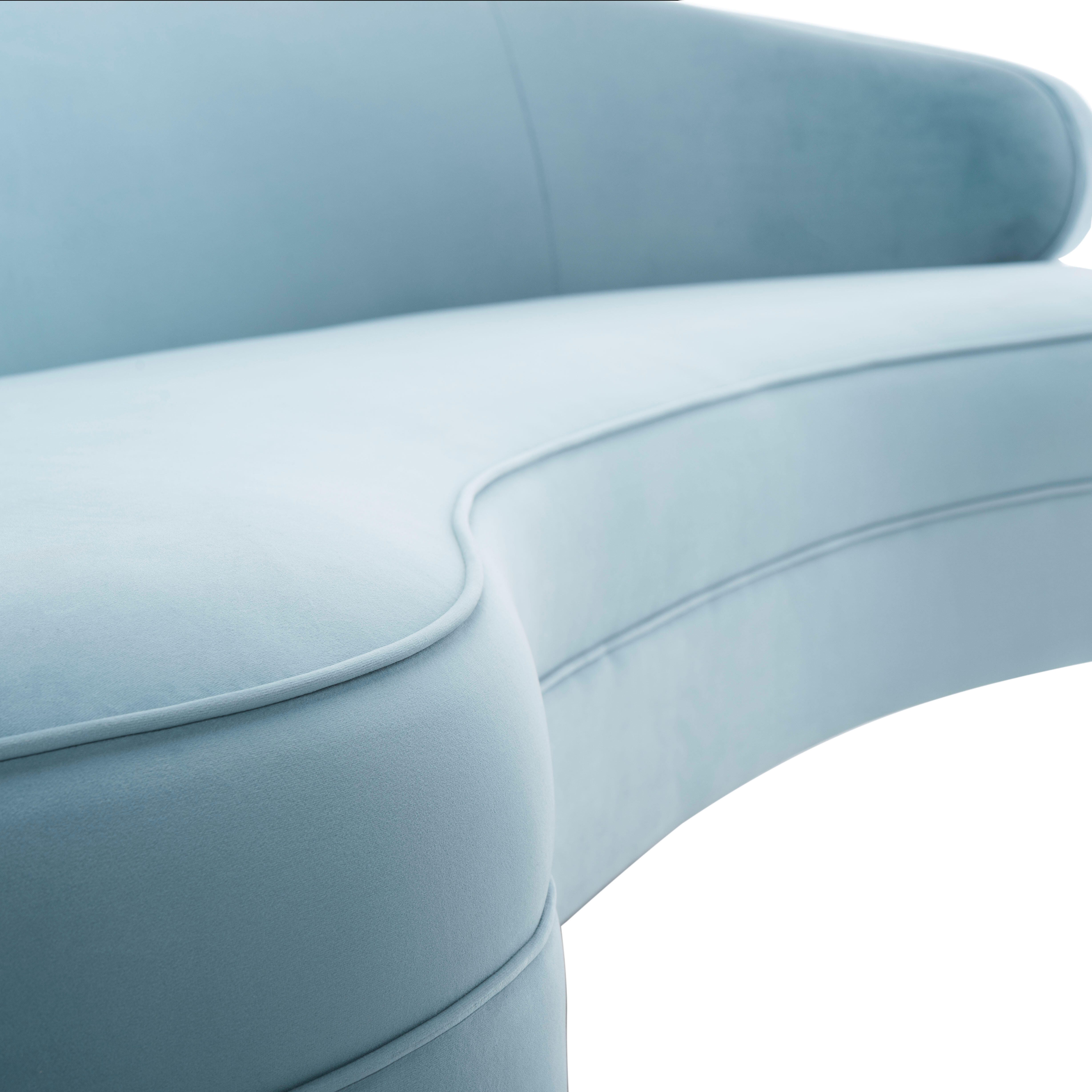 Safavieh Primrose Sofa, Light Blue, large