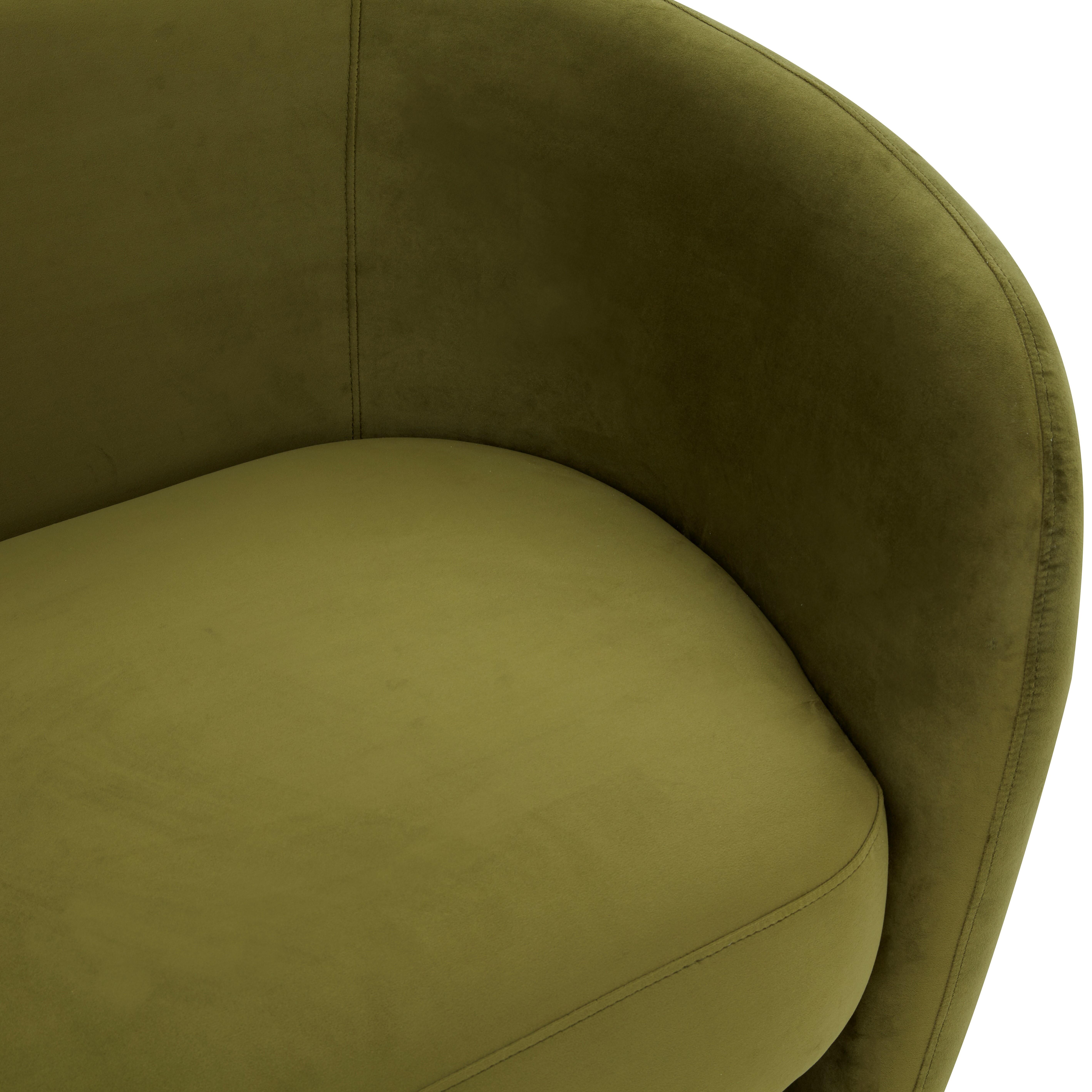 Safavieh Zhao Loveseat, Olive Green, large