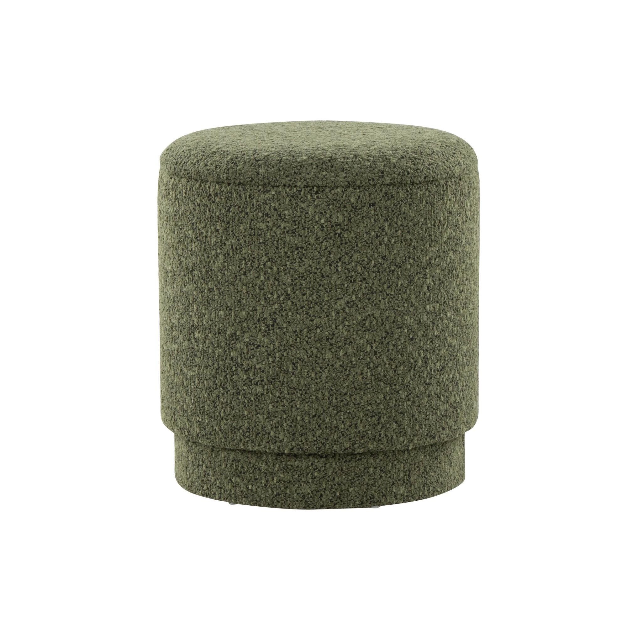 LumiSource Marla Ottoman Set, Dark Green, large