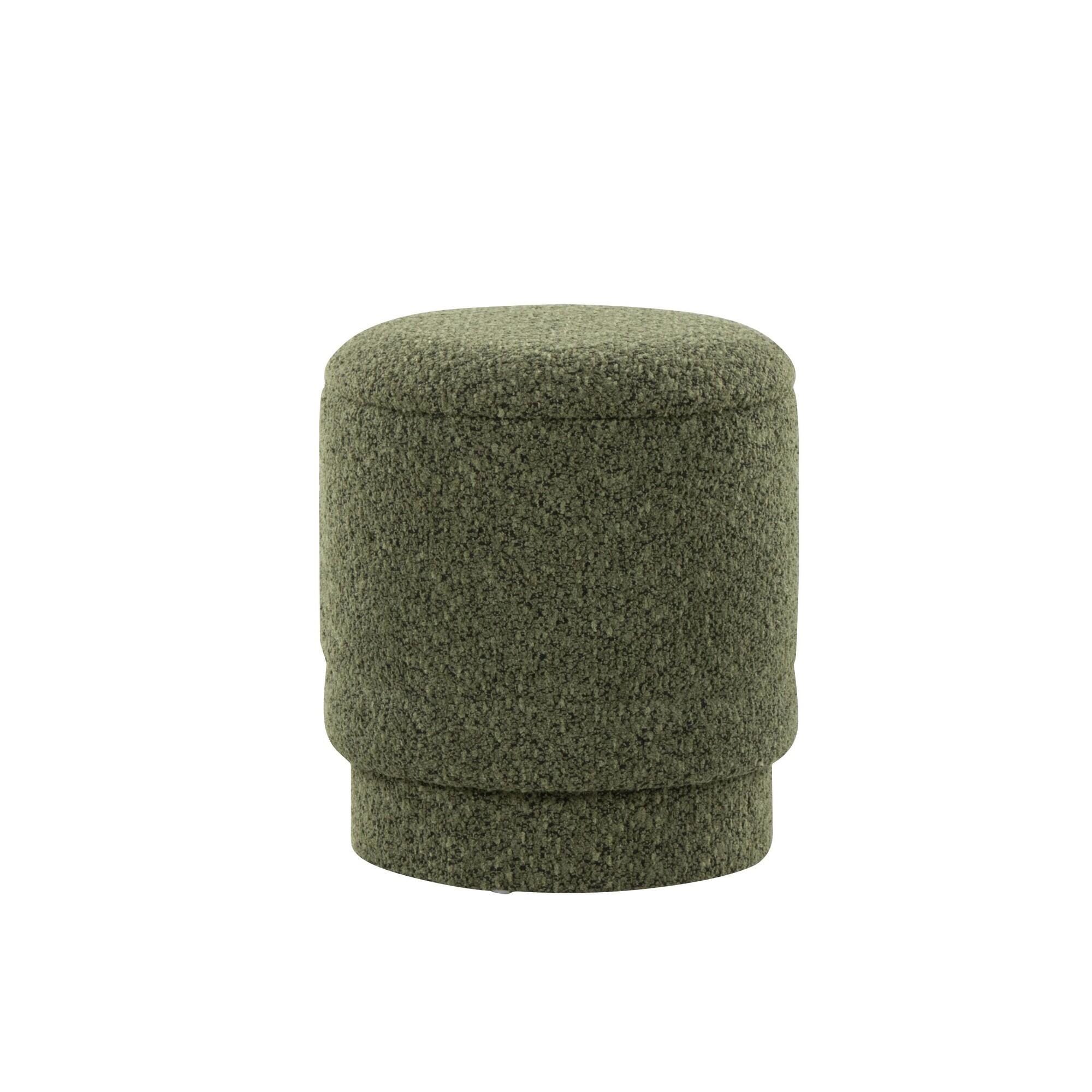 LumiSource Marla Ottoman Set, Dark Green, large