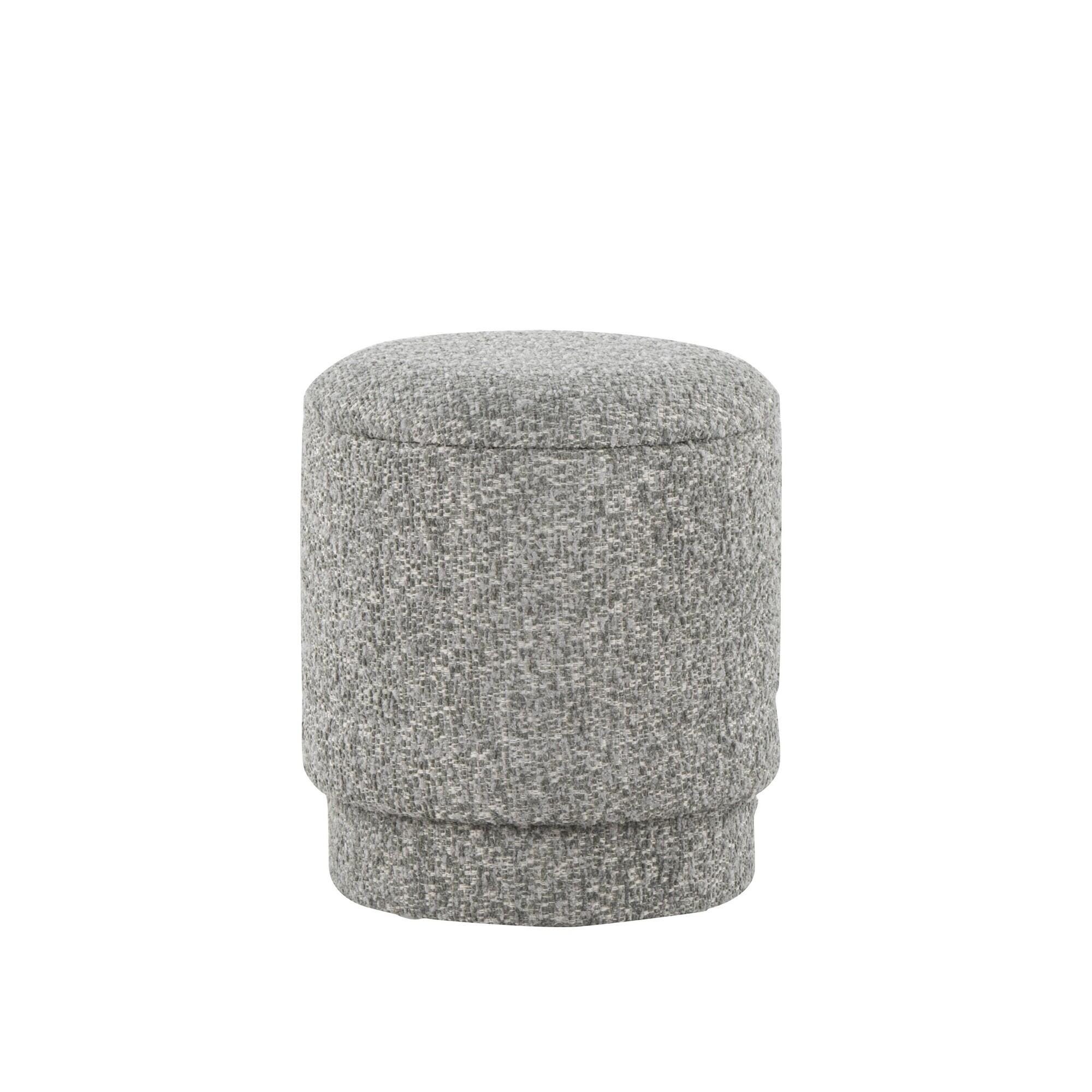 LumiSource Marla Ottoman Set, Light Gray, large