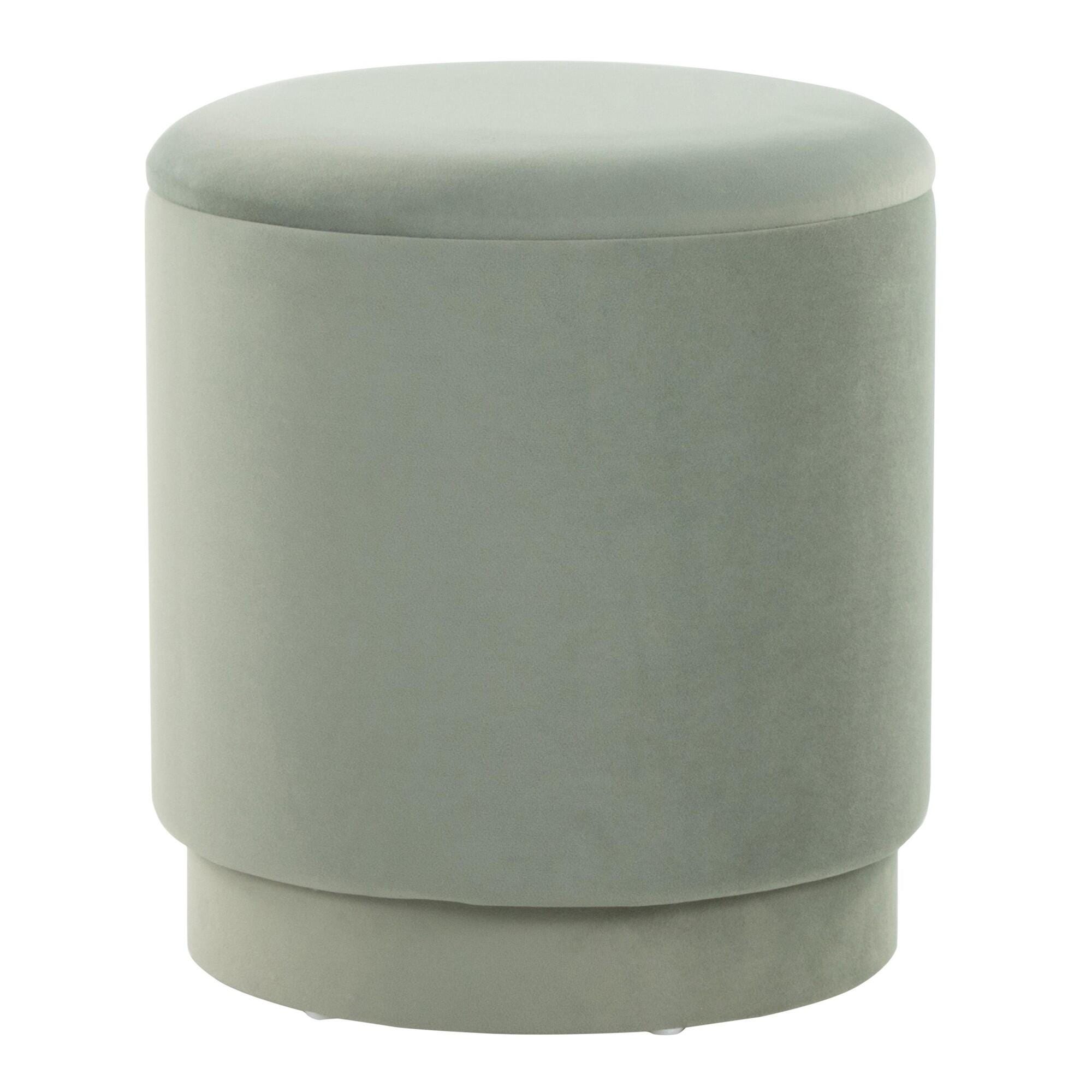 LumiSource Marla Solid Ottoman Set, , large