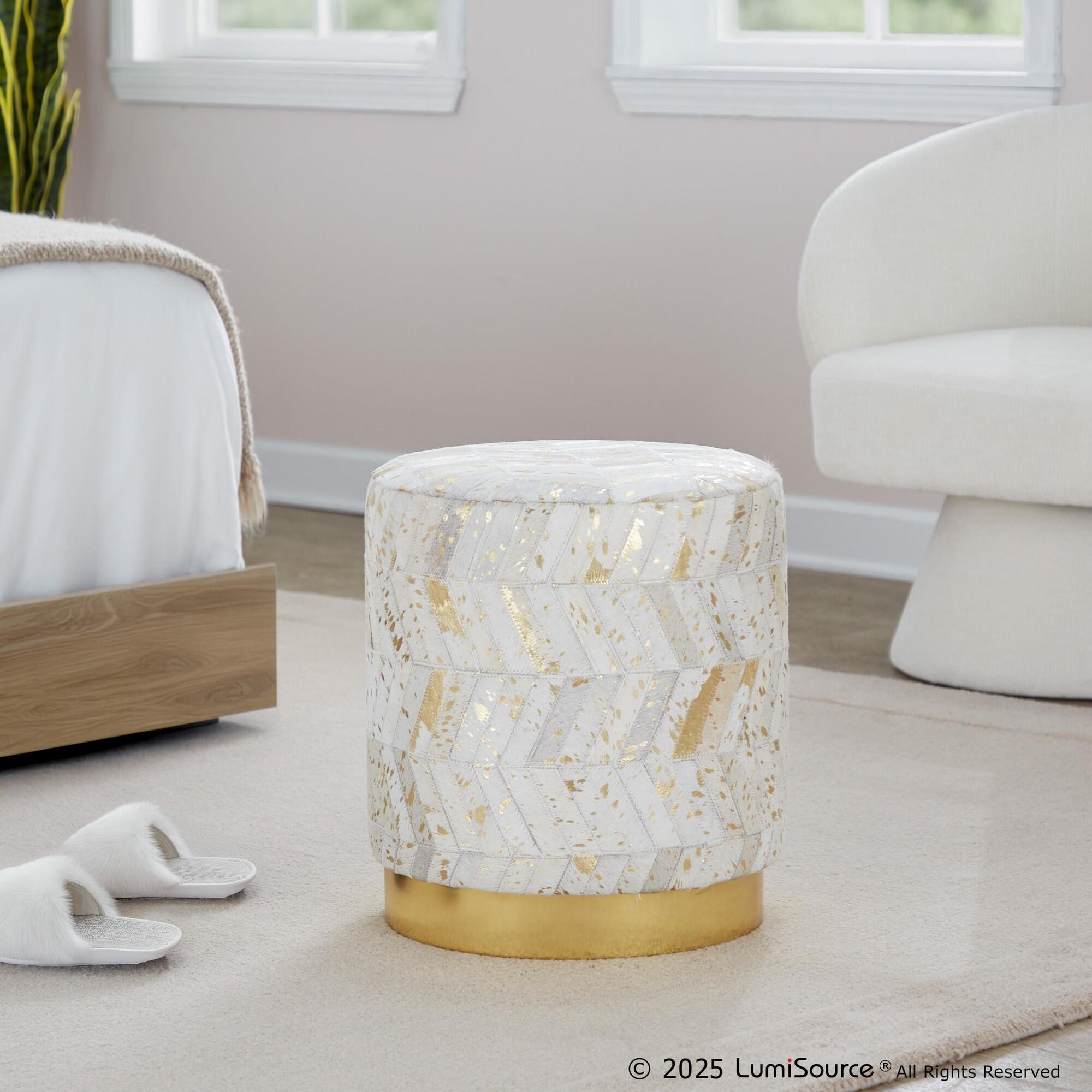 LumiSource Oro Ottoman, , rollover