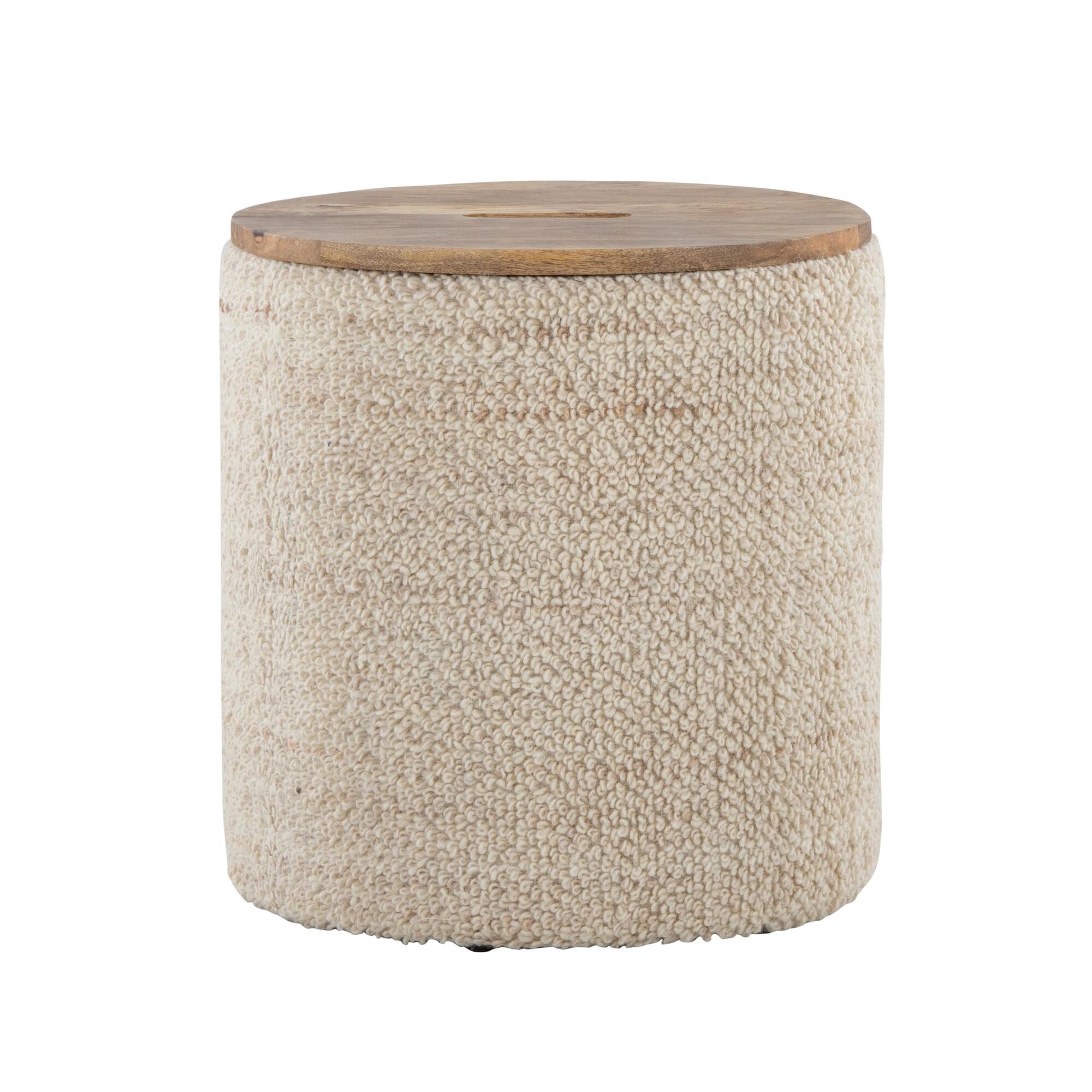 LumiSource Tahoe Storage Ottoman, , large