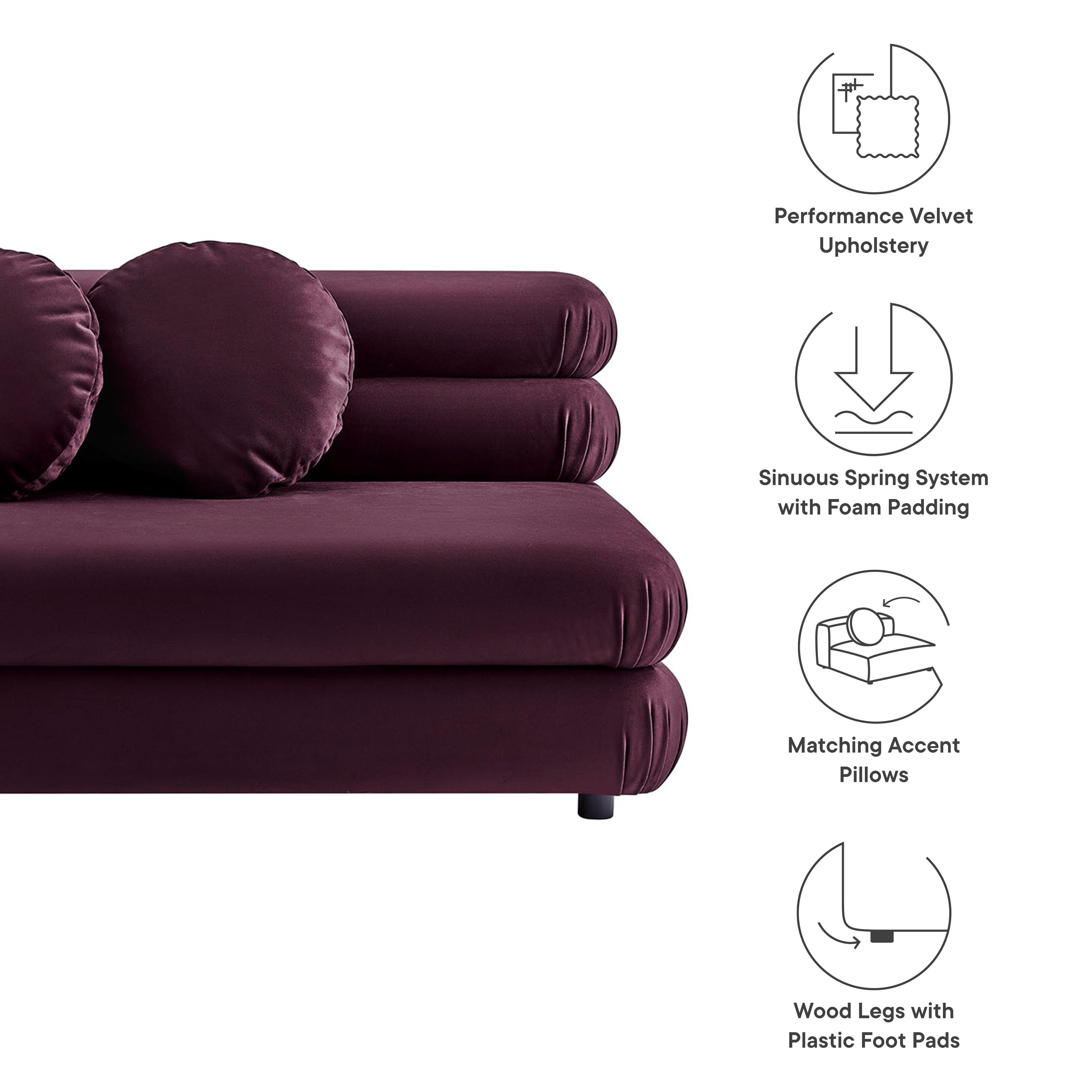 Modway Jubilee Loveseat, , large