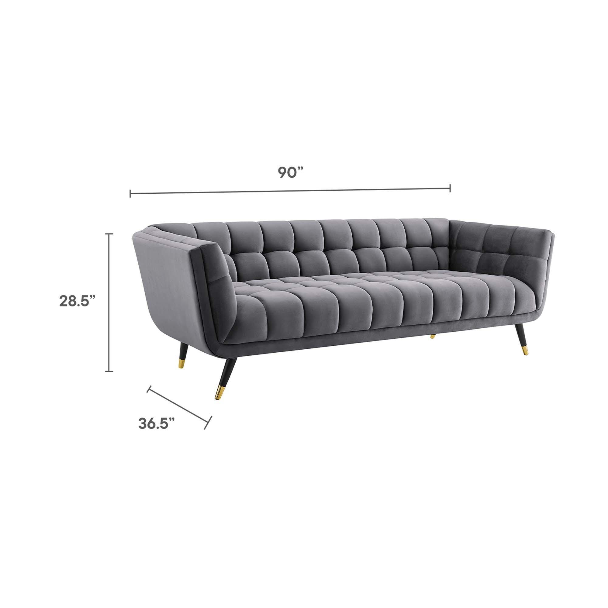 Modway Adept Sofa, Gray, large