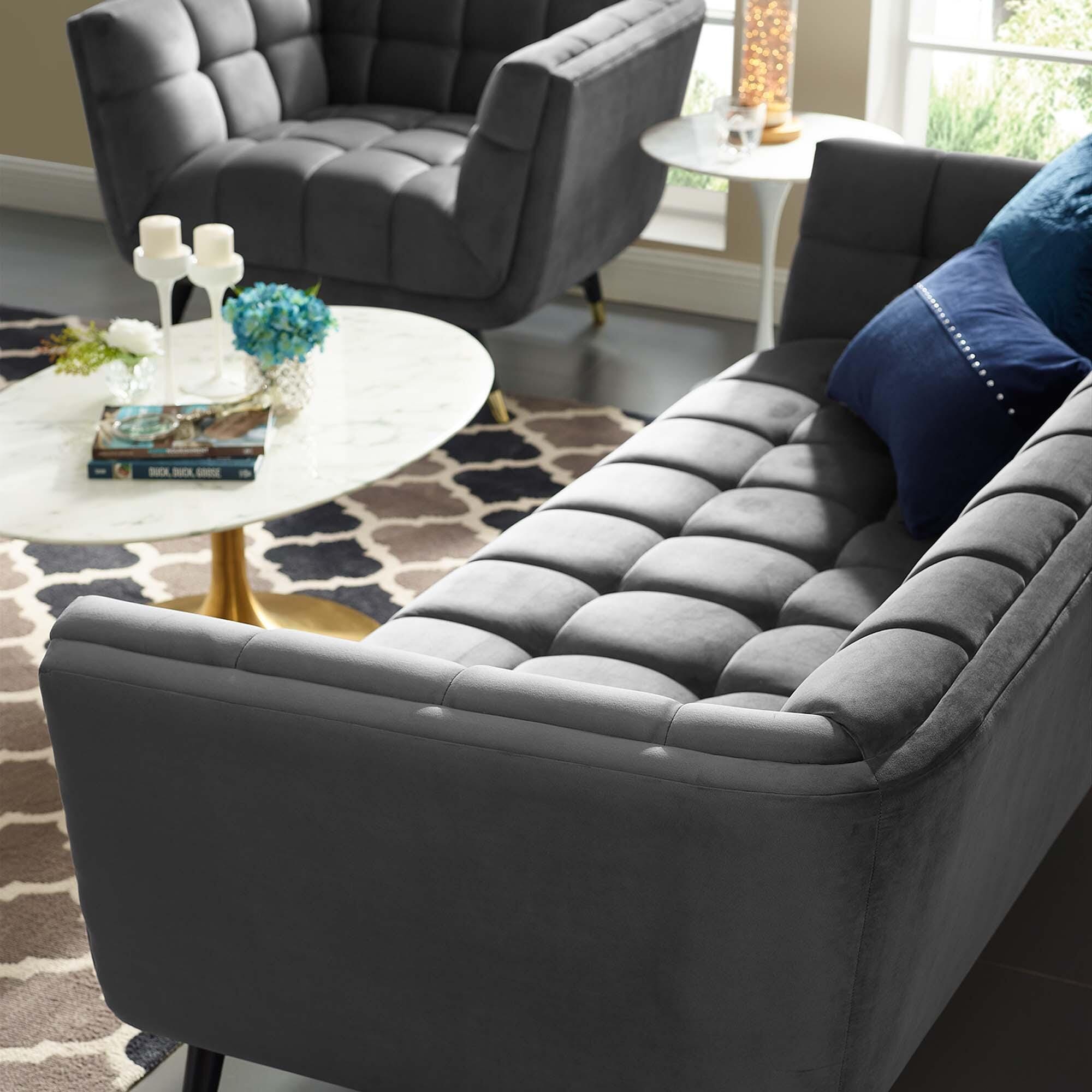 Modway Adept Sofa, Gray, large