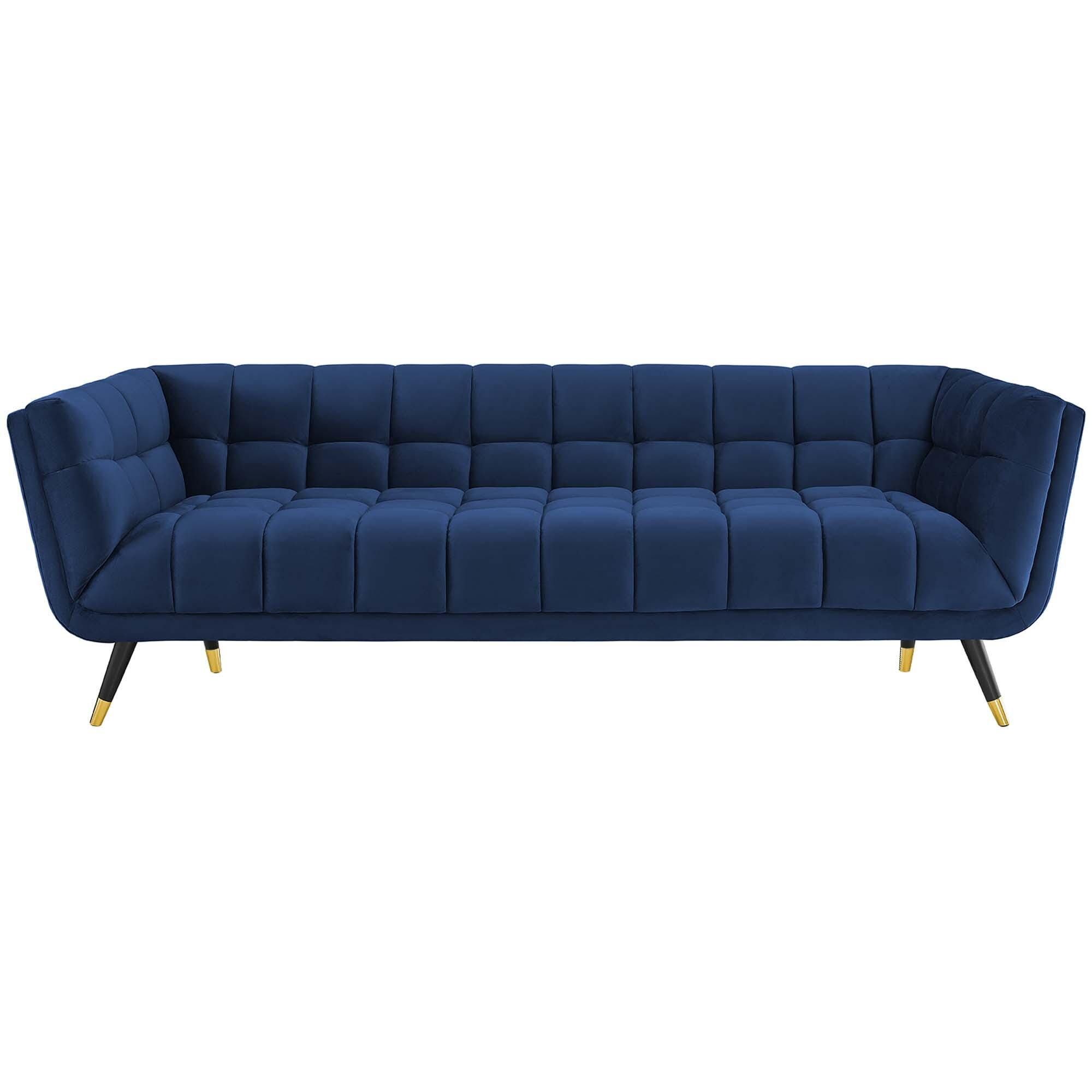 Modway Adept Sofa, Midnight Blue, large