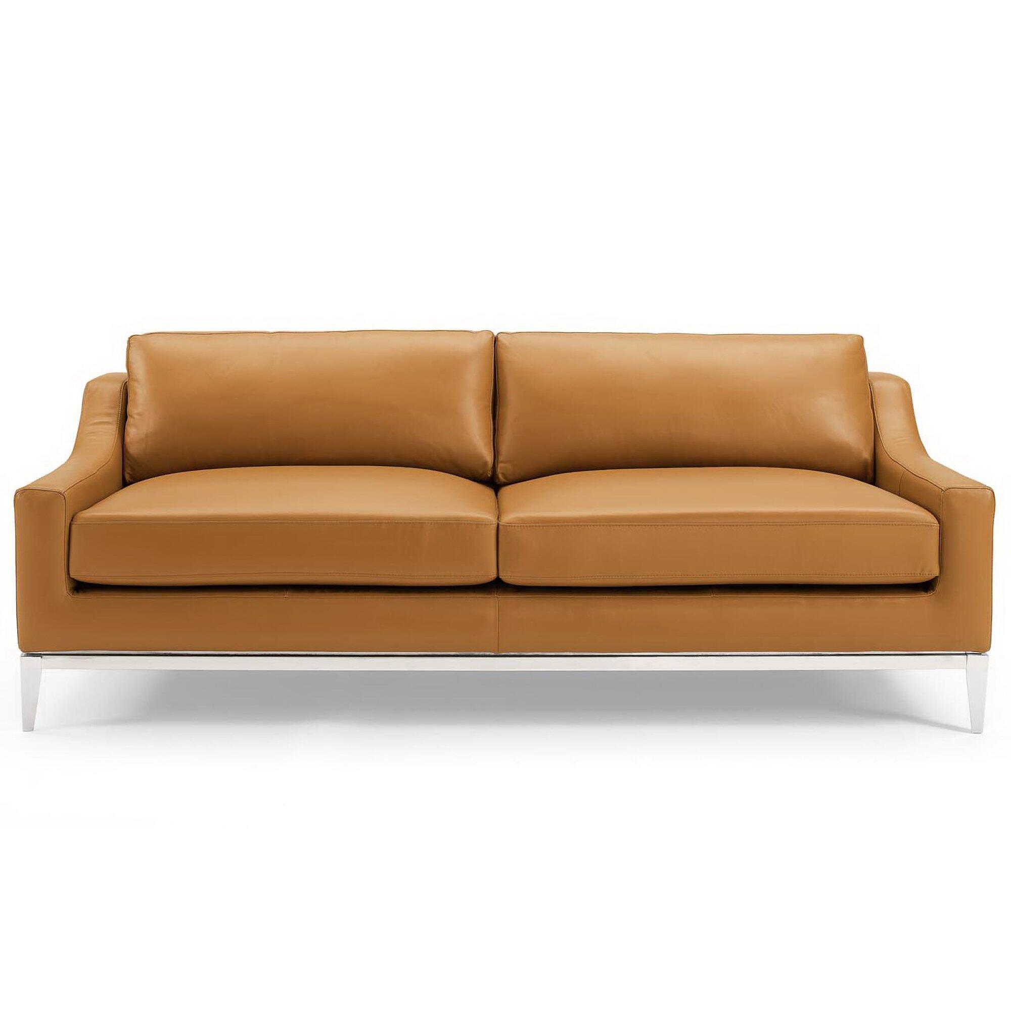 Modway Harness Leather Sofa, , large