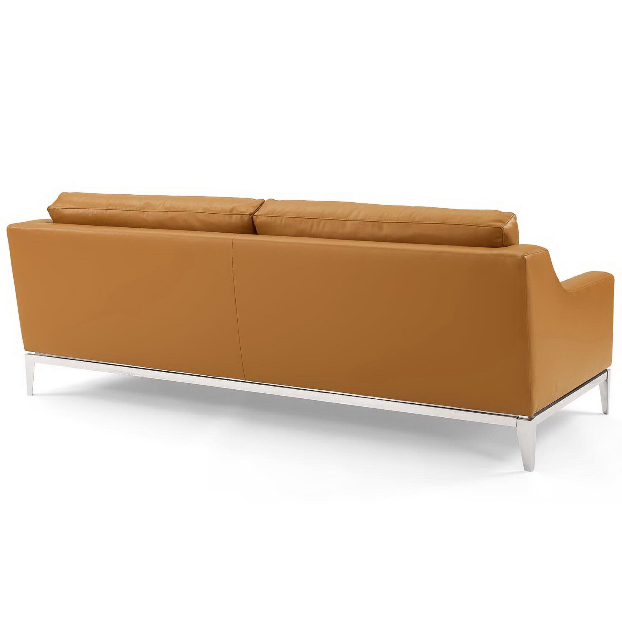 Modway Harness Leather Sofa, , large