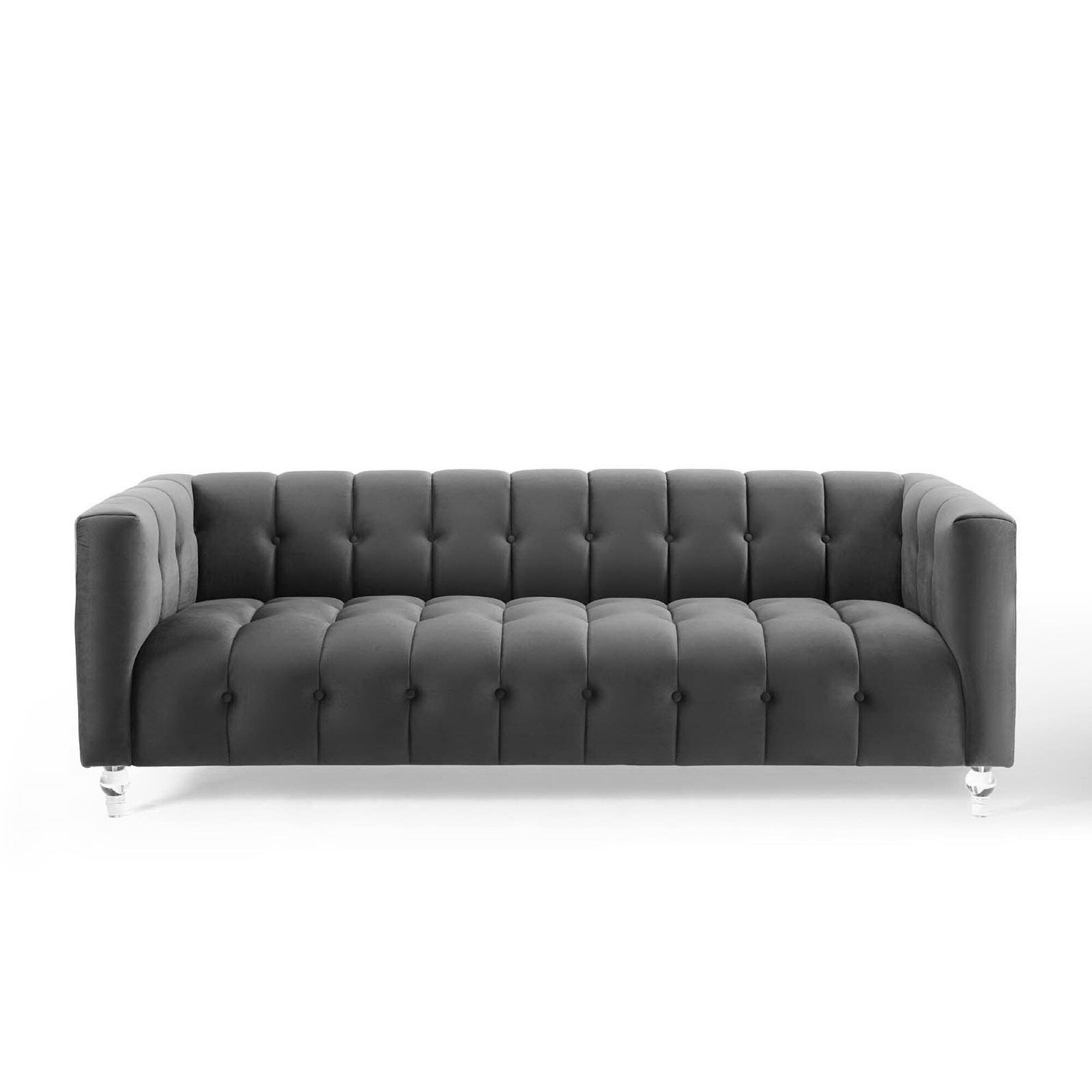 Modway Mesmer Sofa, Gray, large