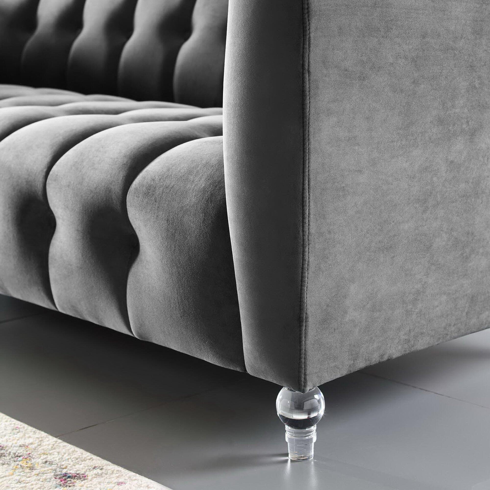 Modway Mesmer Sofa, Gray, large