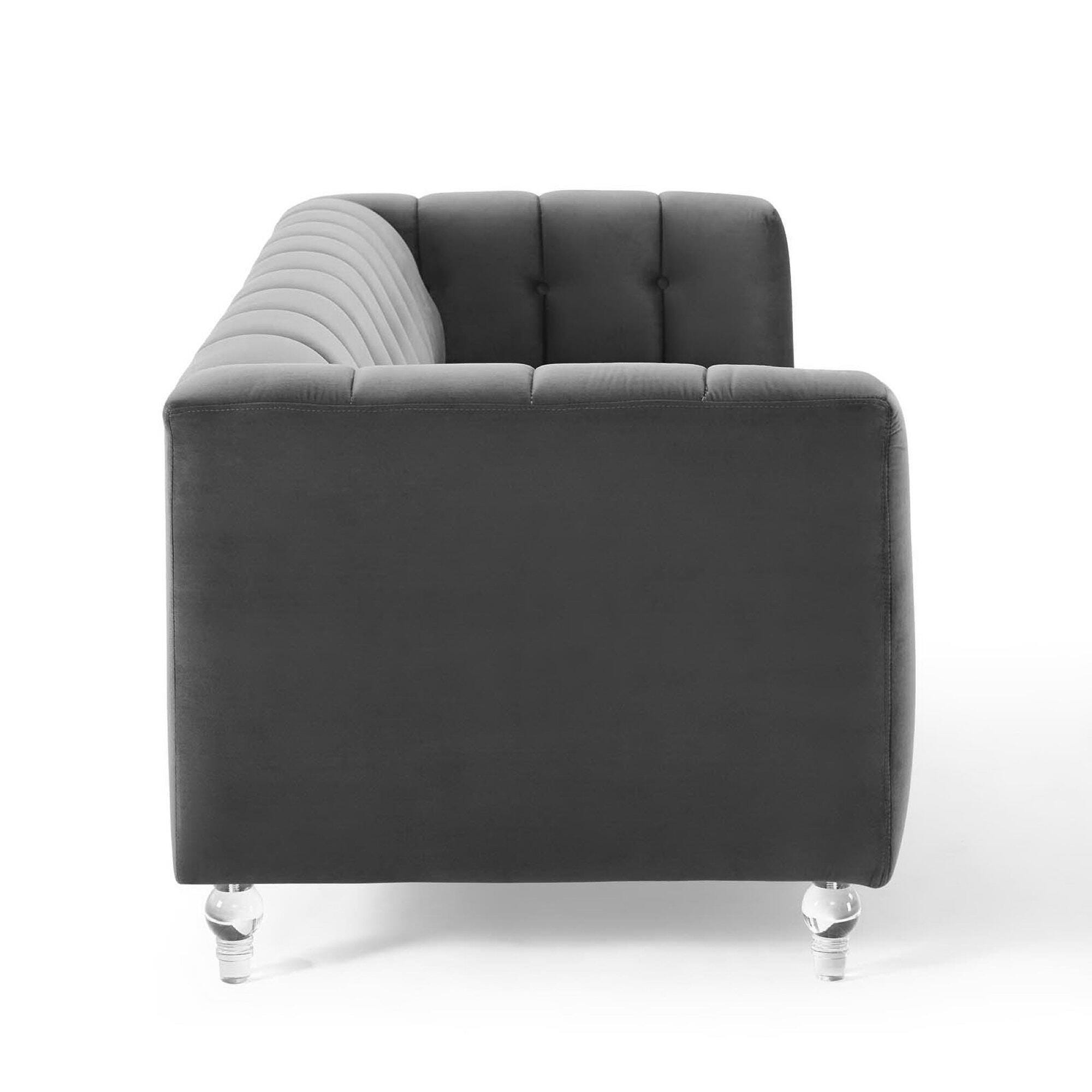 Modway Mesmer Sofa, Gray, large