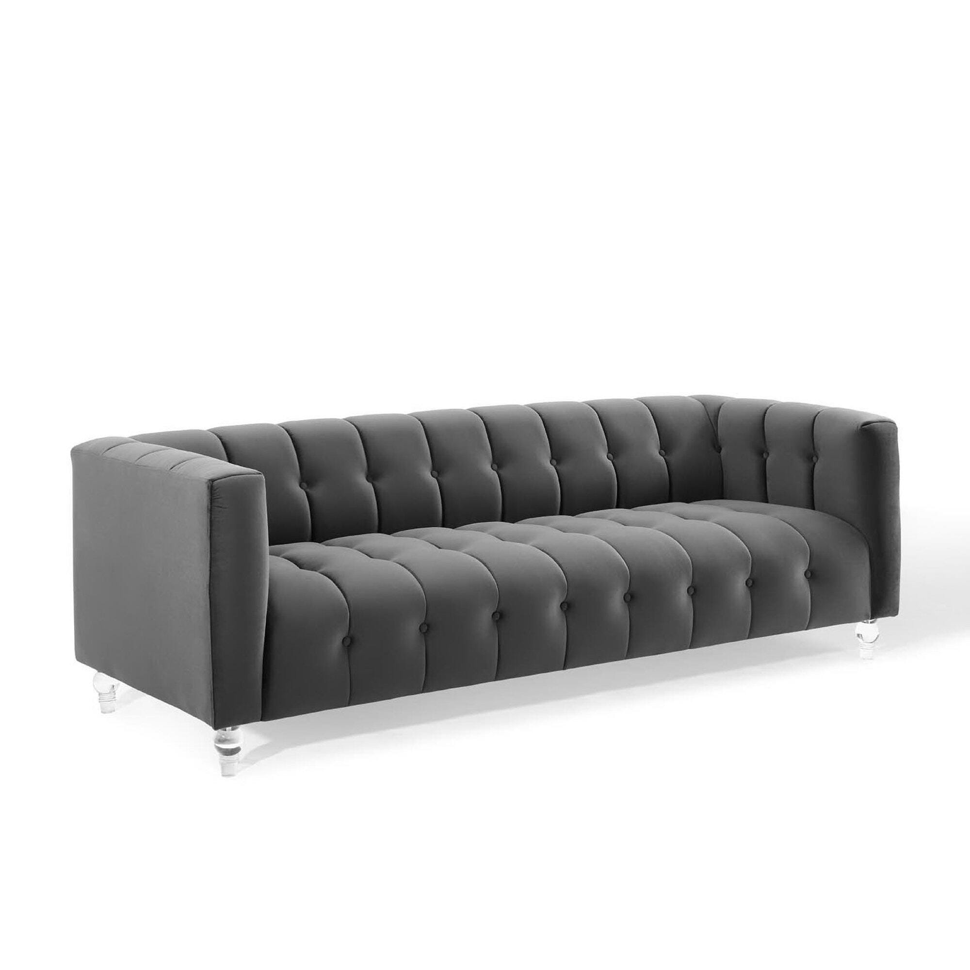 Modway Mesmer Sofa, Gray, large