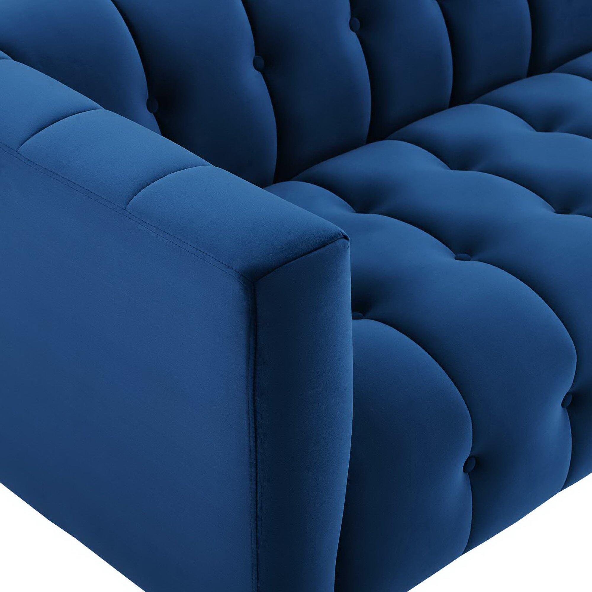 Modway Mesmer Sofa, Navy, large