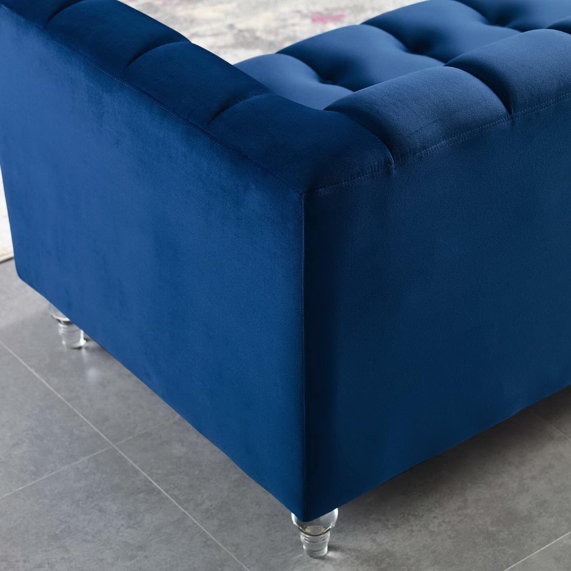 Modway Mesmer Sofa, Navy, large