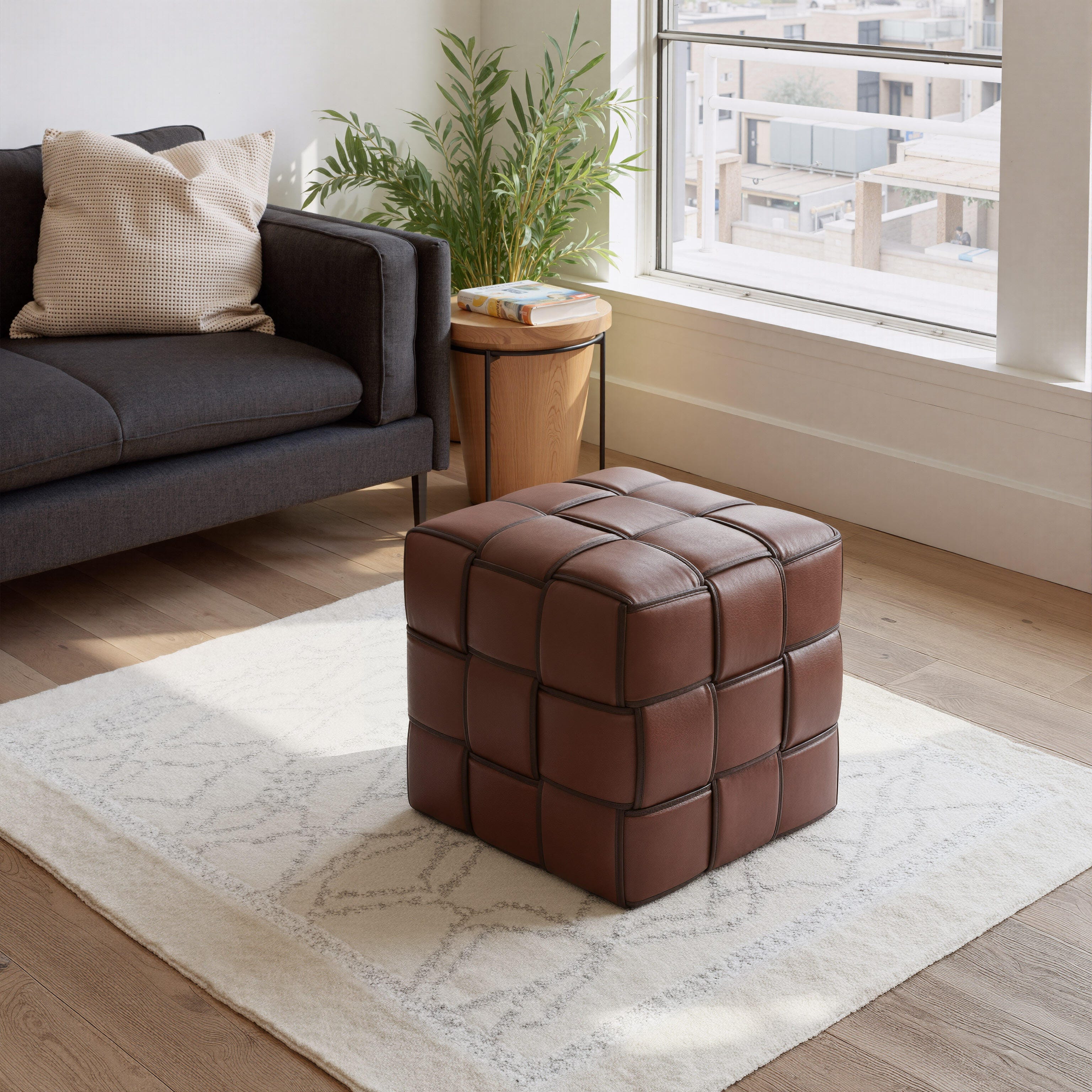 Erika Home Zare Ottoman