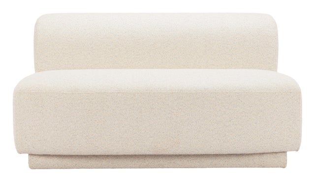 Erika Home Anese Loveseat, Multigrain Beige
