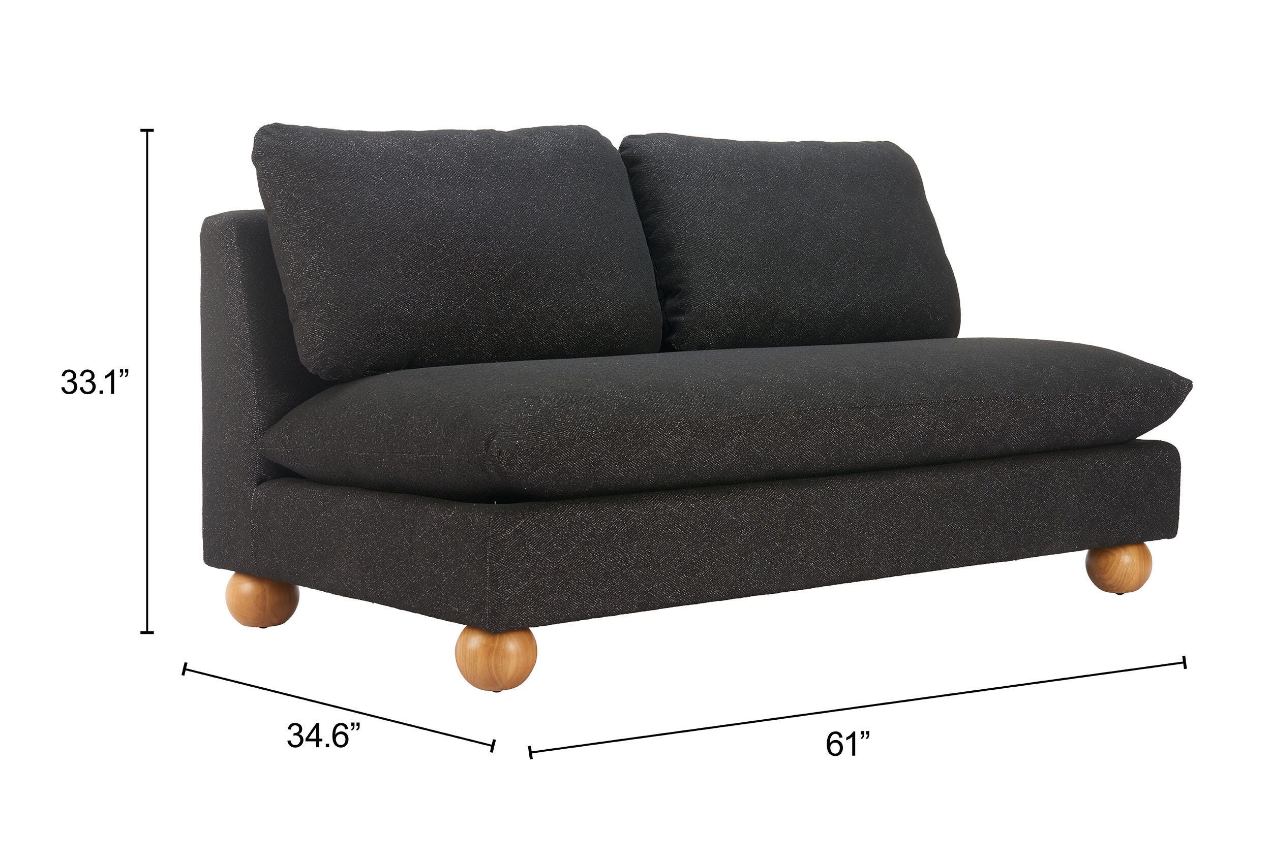 Erika Home Minze Loveseat, , large