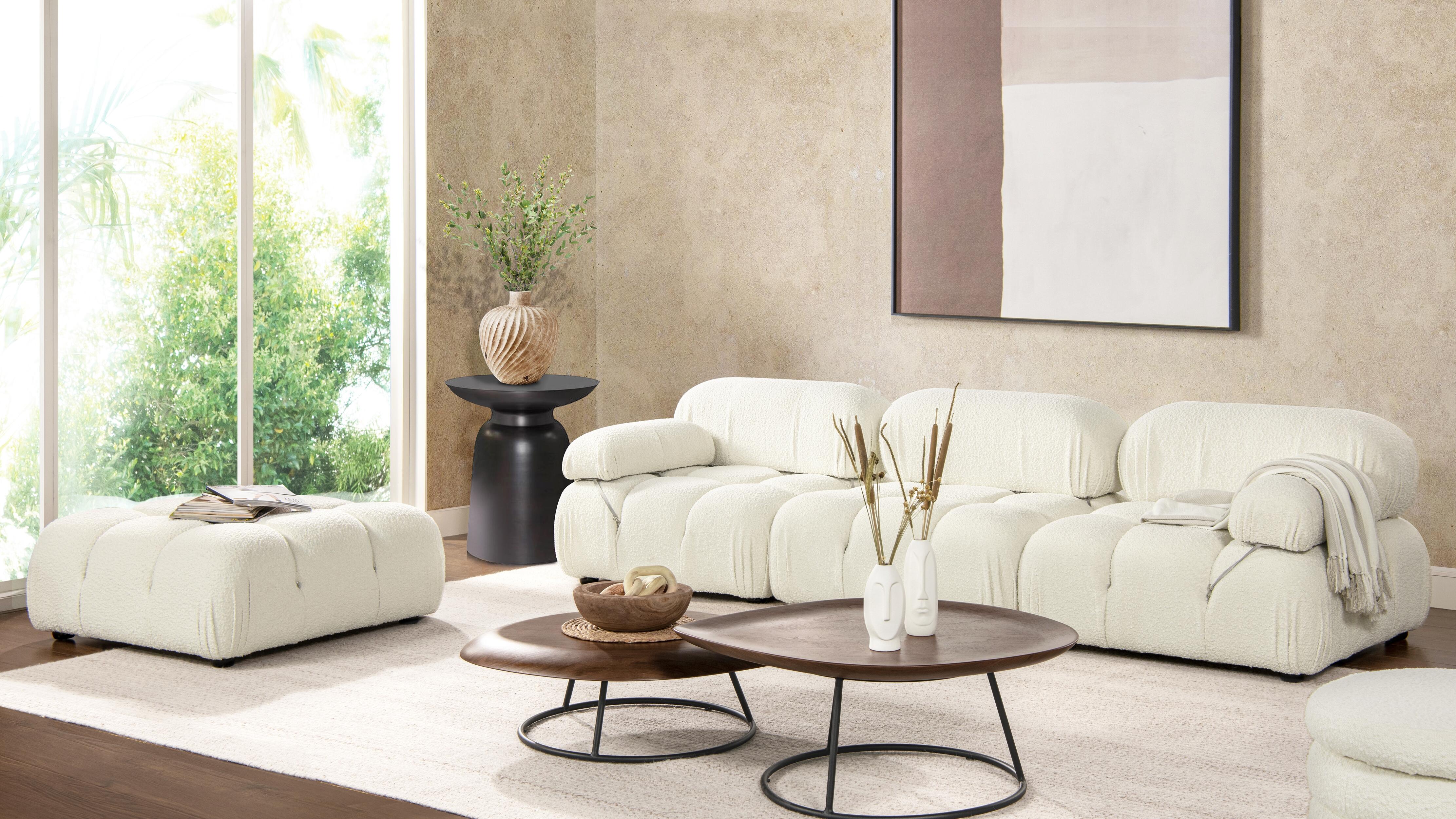 Jennifer Taylor Home Marcel Bubble Boucle Modular 4-Piece
