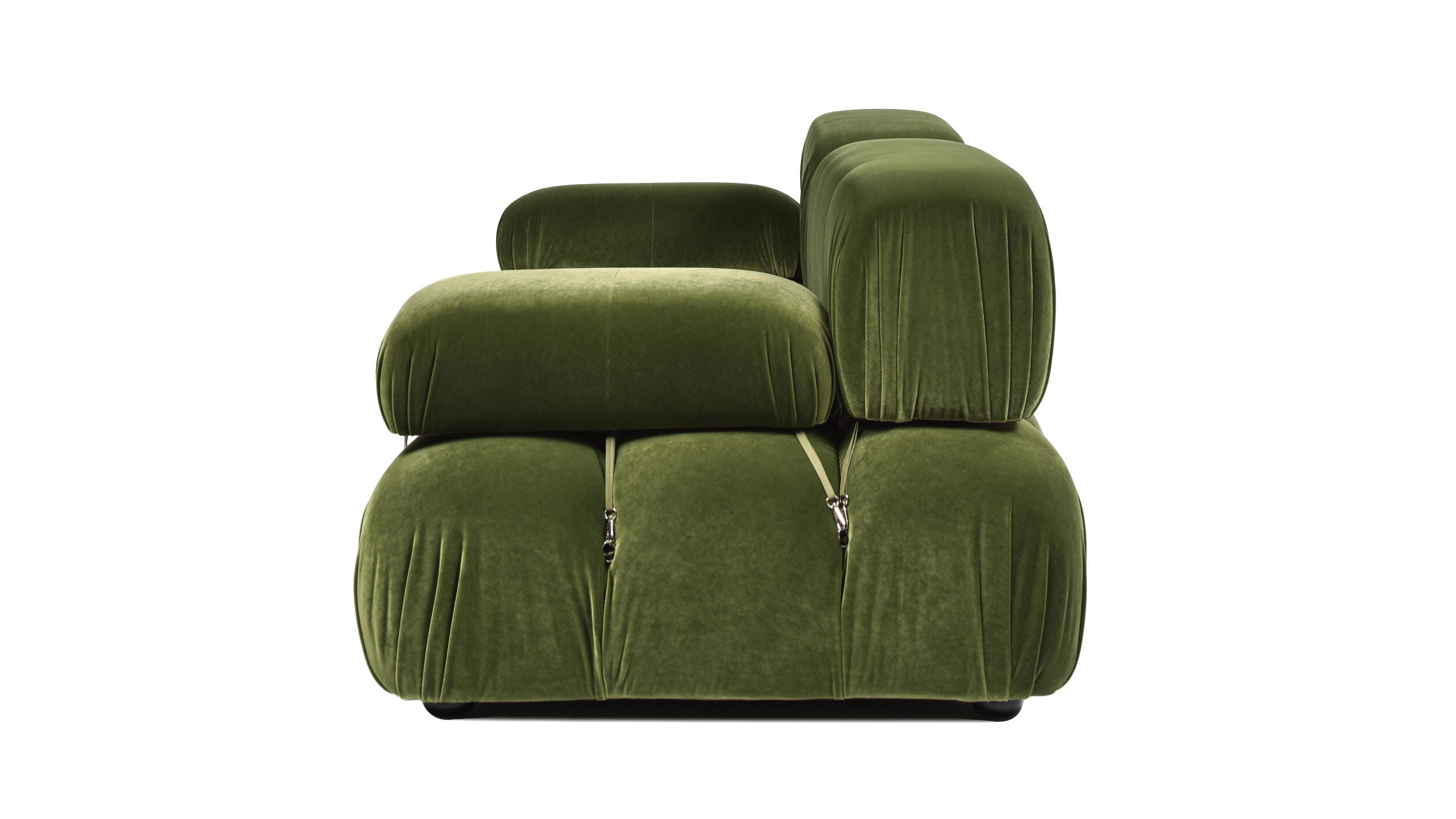 Jennifer Taylor Home Marcel Loveseat, Olive Green, large