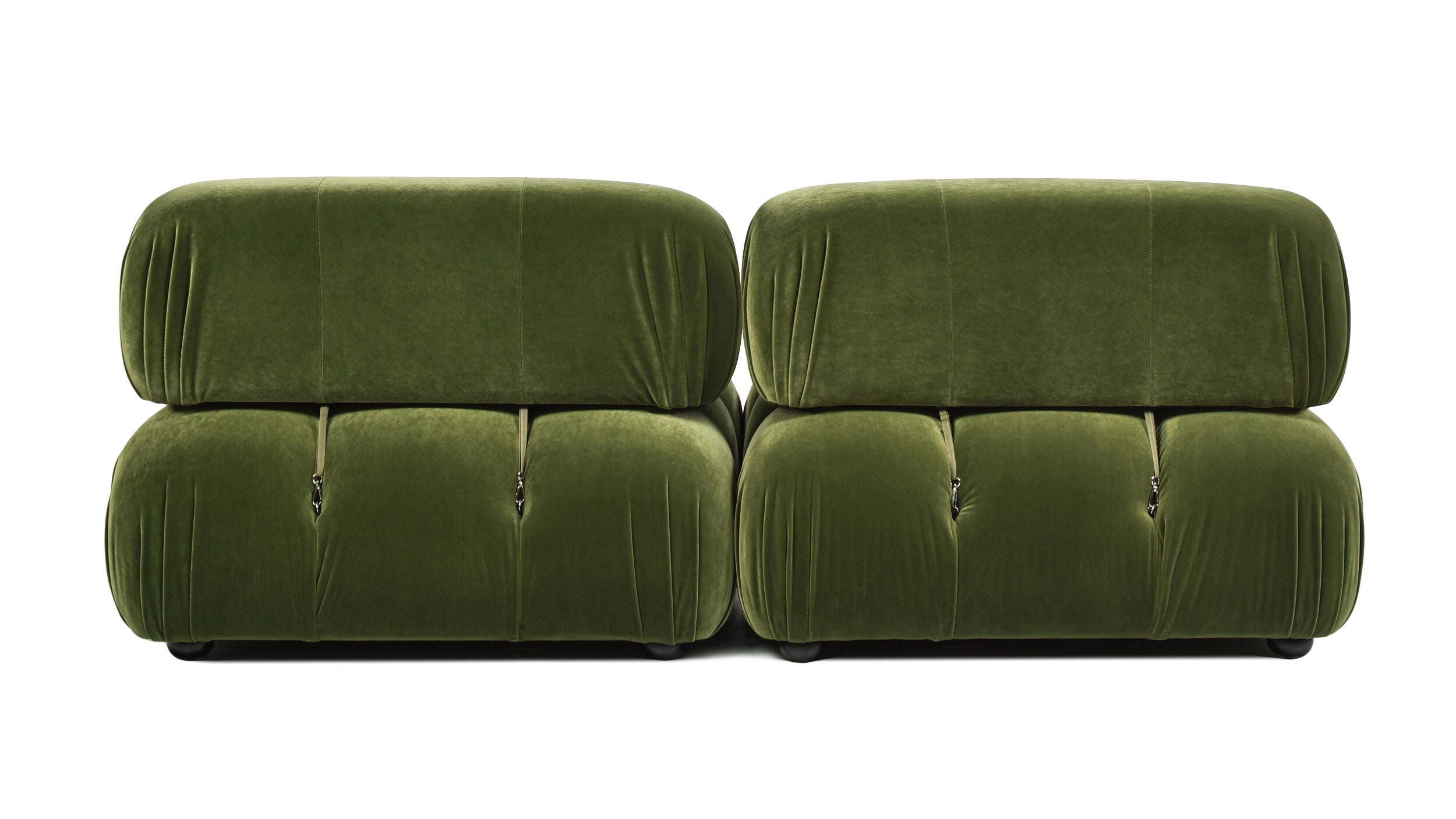 Jennifer Taylor Home Marcel Loveseat, Olive Green, large