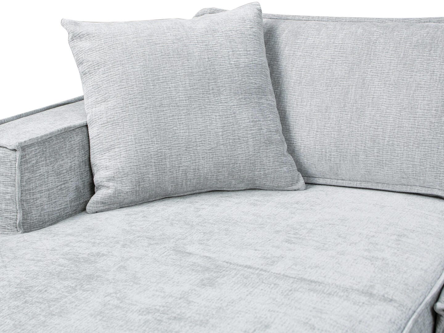 Jennifer Taylor Home Brenley 2-Piece Sectional Sofa, Ash Gray, large